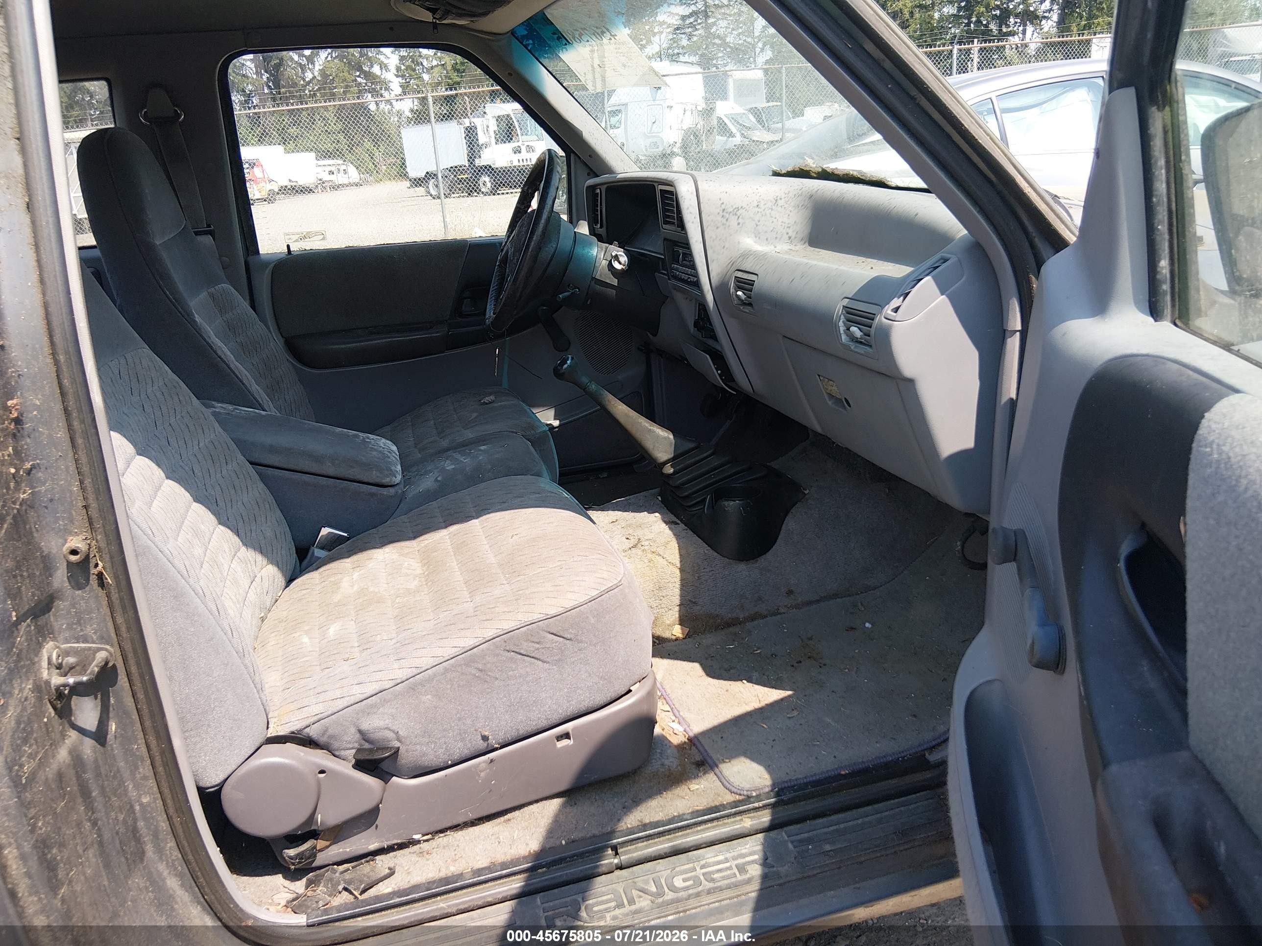 1993 Ford Ranger Super Cab Gray vin: 1FTCR14X5PPB22564