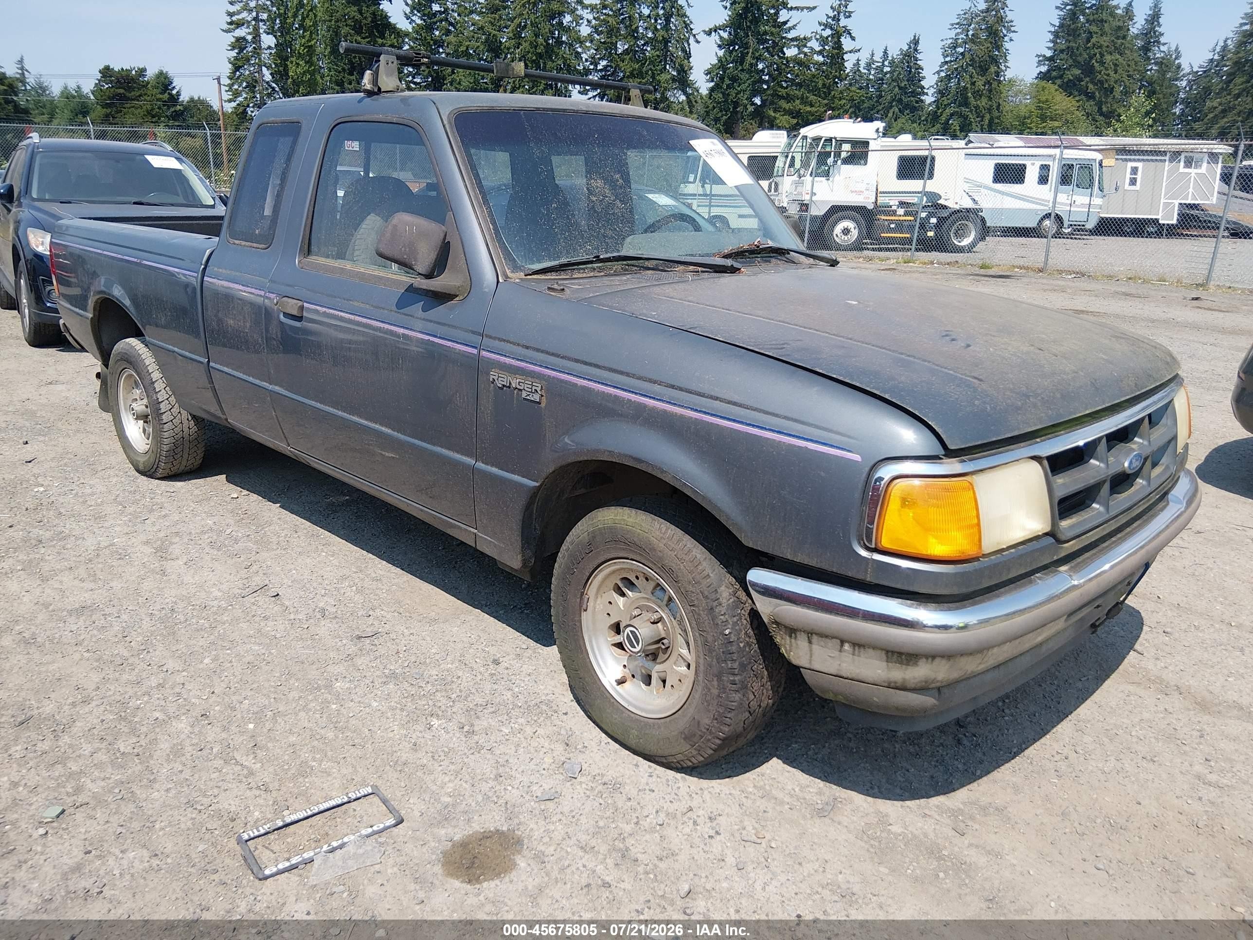 1993 Ford Ranger Super Cab Gray vin: 1FTCR14X5PPB22564