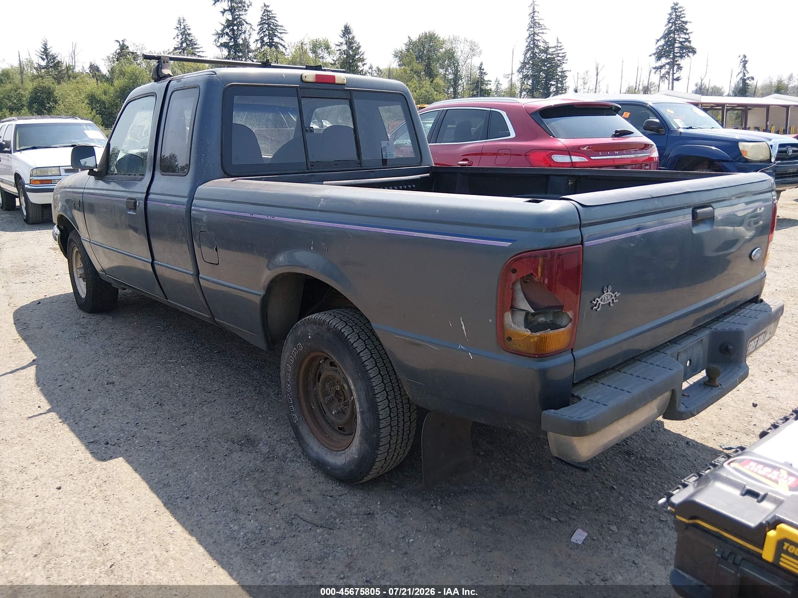 1993 Ford Ranger Super Cab Gray vin: 1FTCR14X5PPB22564