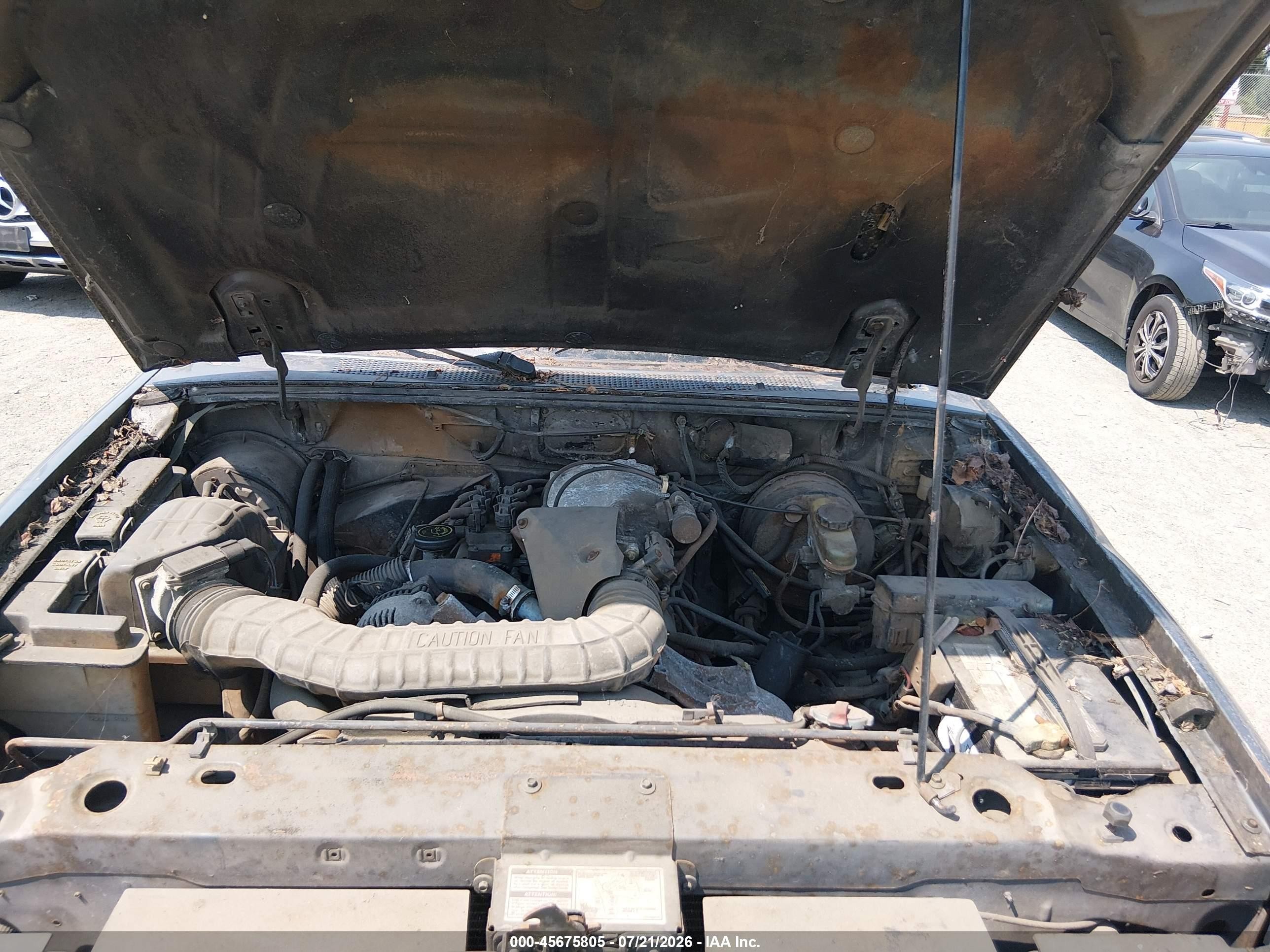1993 Ford Ranger Super Cab Gray vin: 1FTCR14X5PPB22564