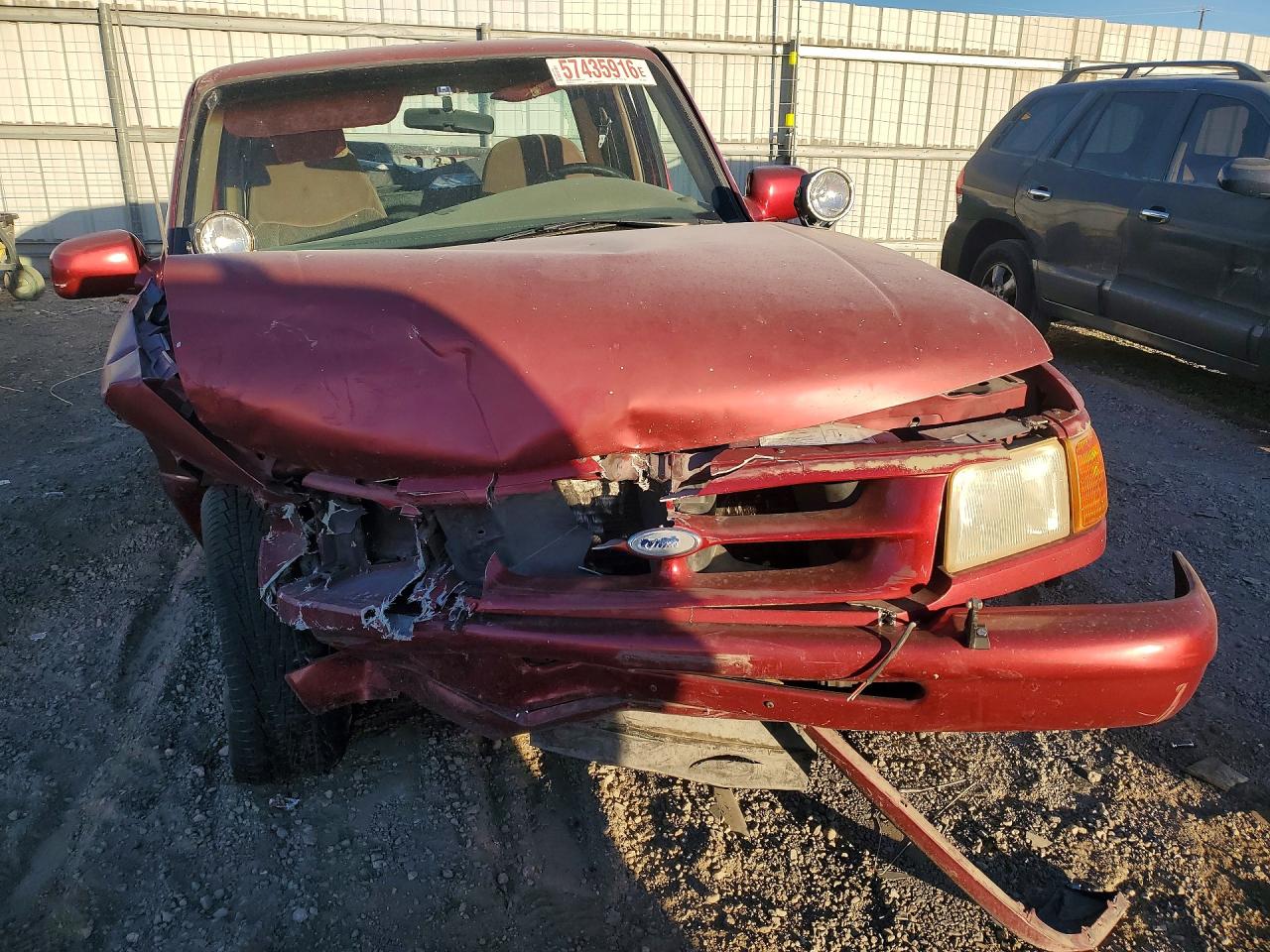 1996 Ford Ranger Super Cab Red vin: 1FTCR14X5TPA34463