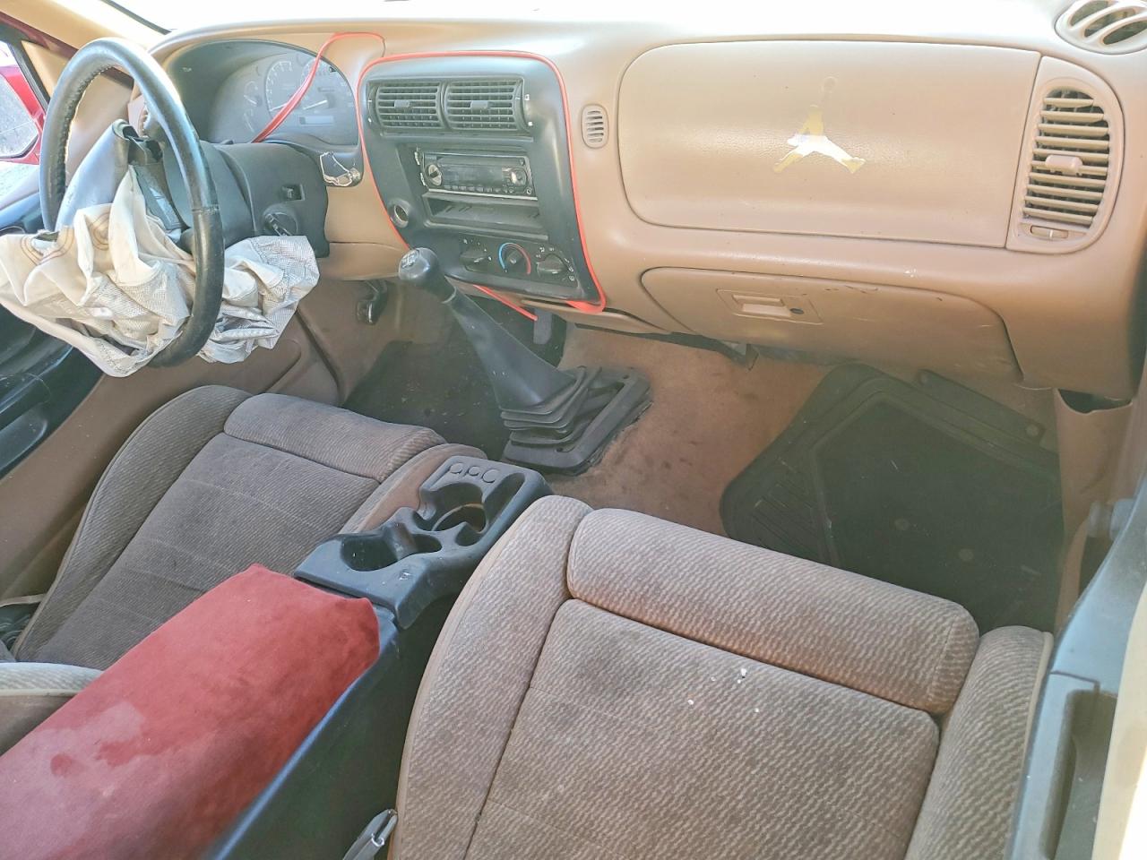 1996 Ford Ranger Super Cab Red vin: 1FTCR14X5TPA34463