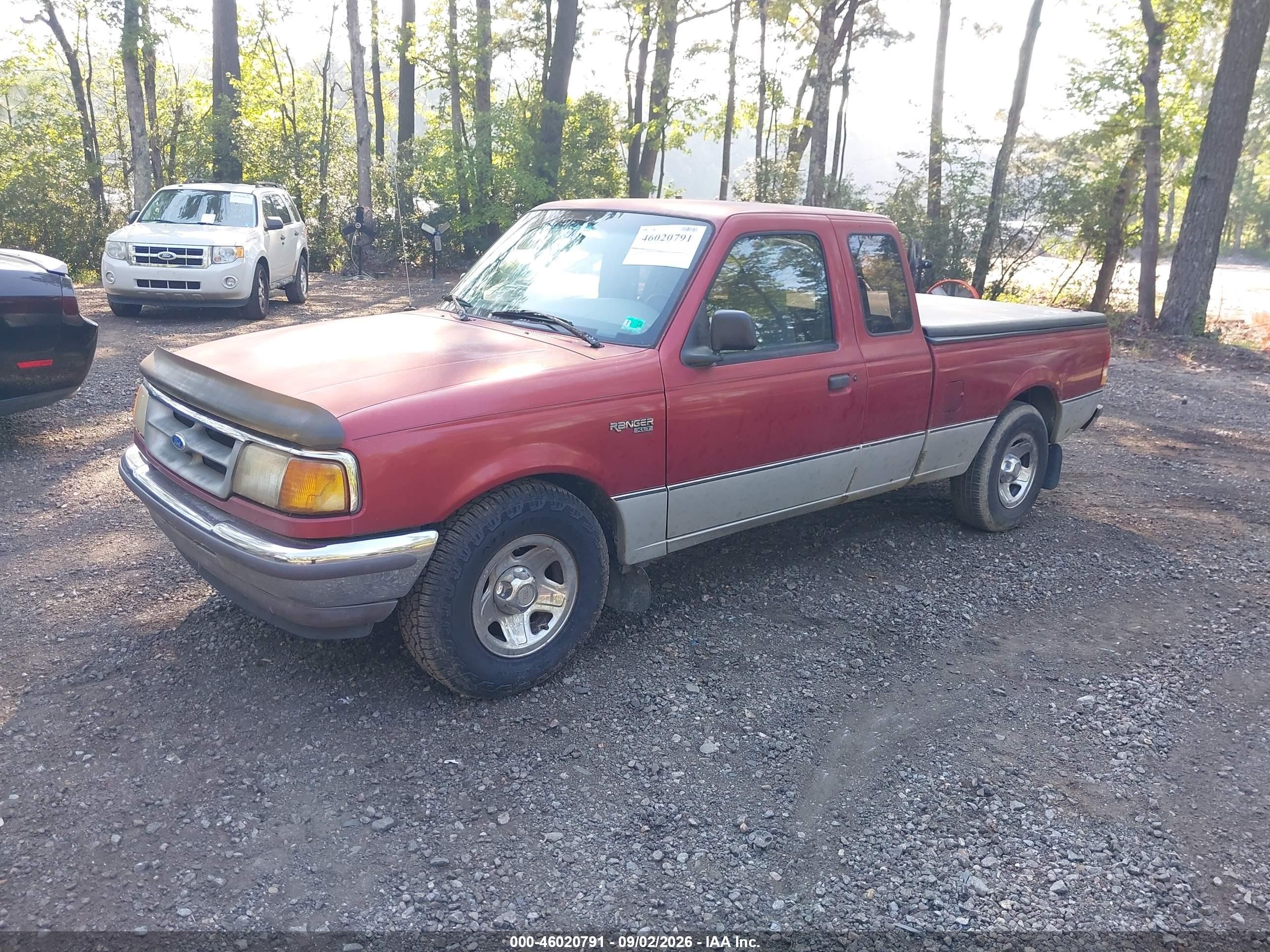 1997 Ford Ranger Splash/xlt Red vin: 1FTCR14X5VTA56845