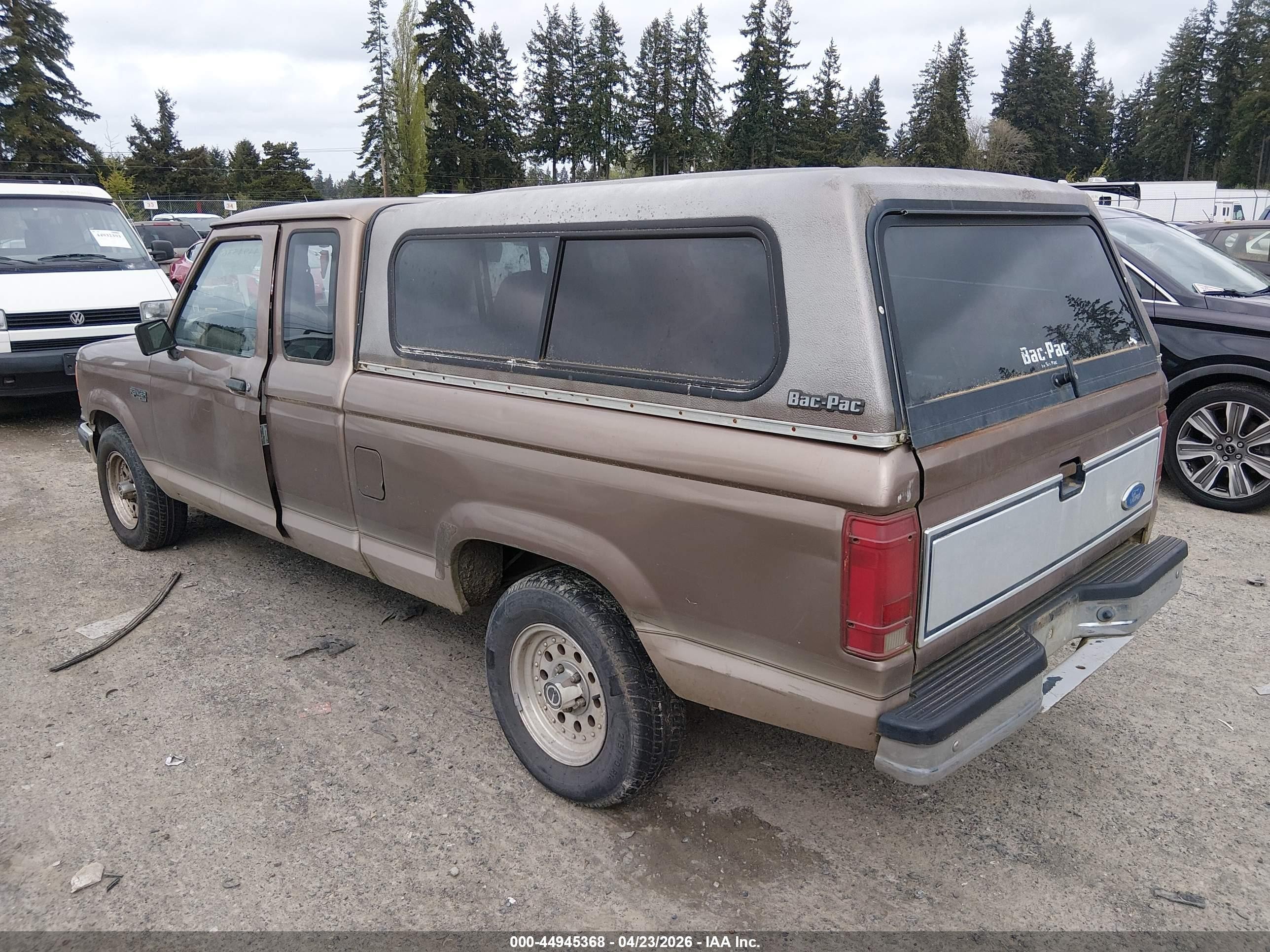 1992 Ford Ranger Super Cab Brown vin: 1FTCR14X6NPA47421