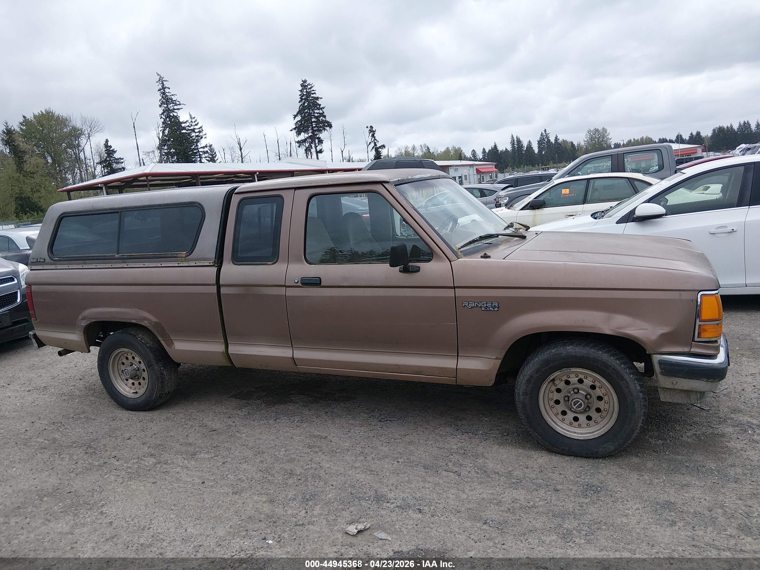 1992 Ford Ranger Super Cab Brown vin: 1FTCR14X6NPA47421