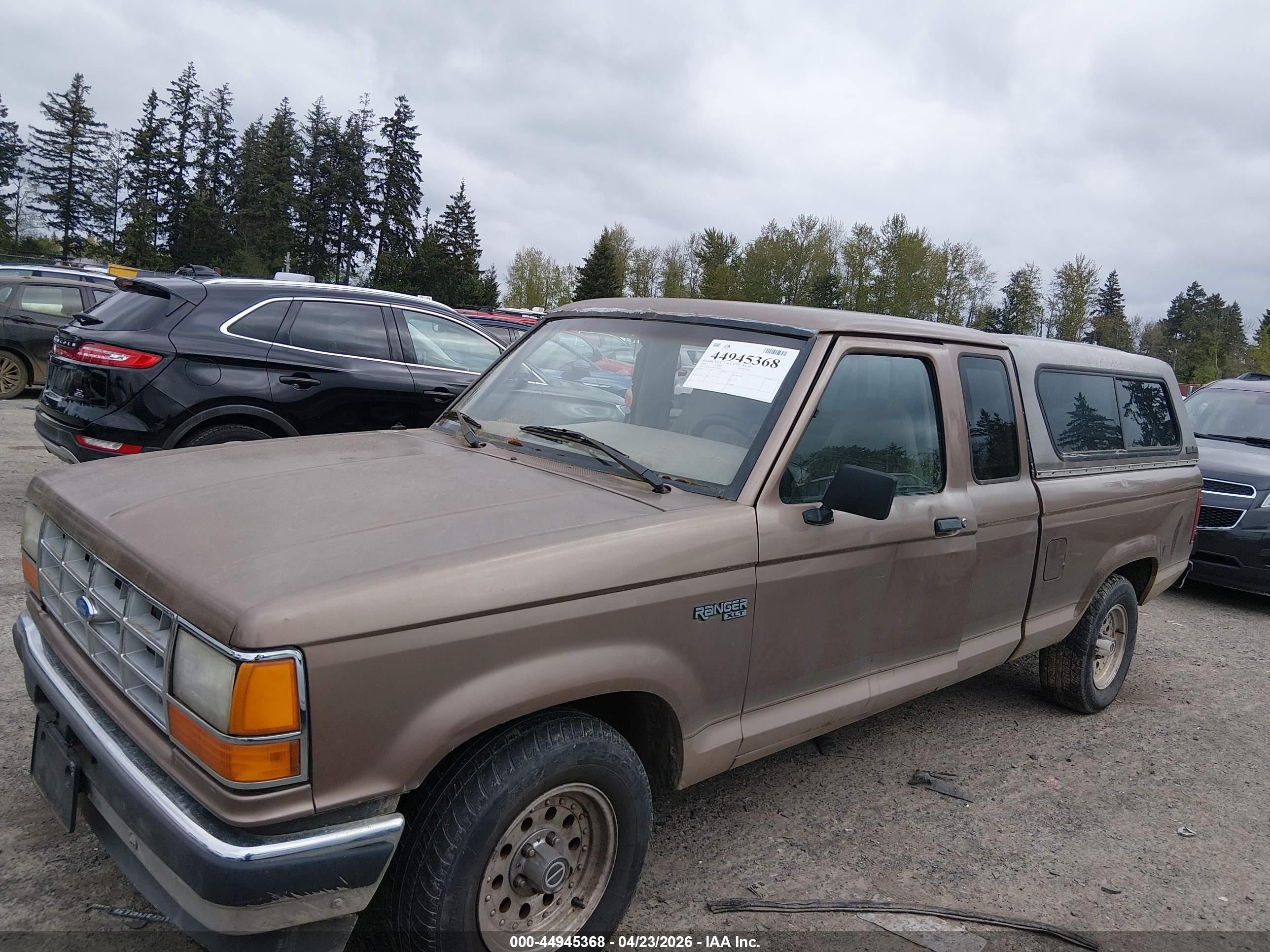 1992 Ford Ranger Super Cab Brown vin: 1FTCR14X6NPA47421