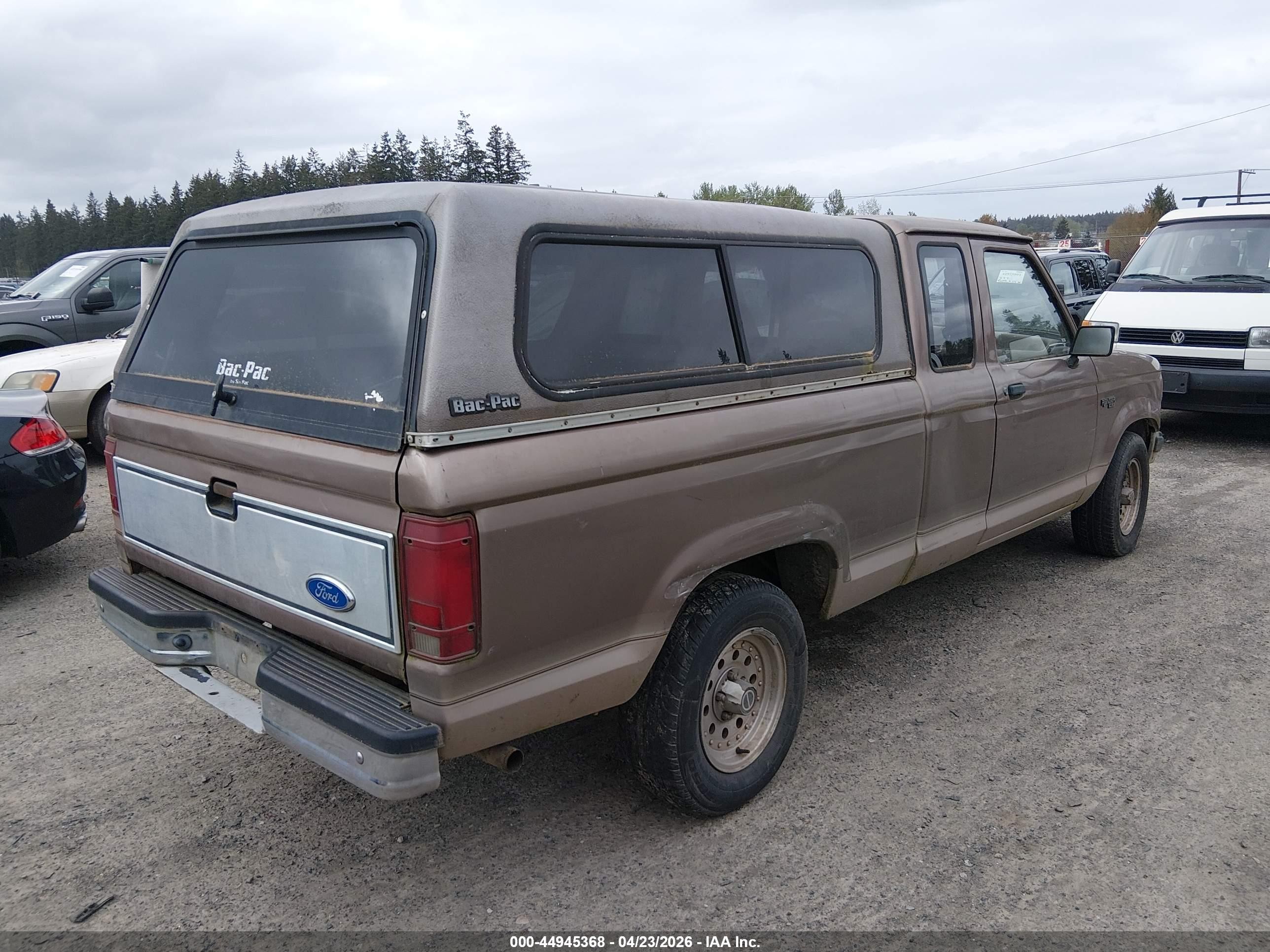 1992 Ford Ranger Super Cab Brown vin: 1FTCR14X6NPA47421
