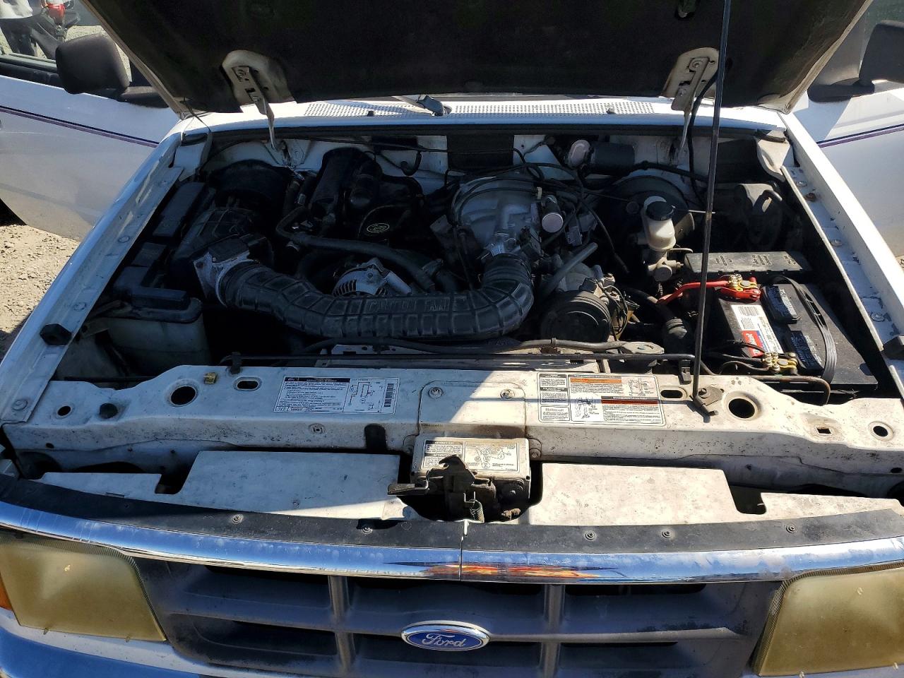 1993 Ford Ranger Super Cab White vin: 1FTCR14X6PPA37359