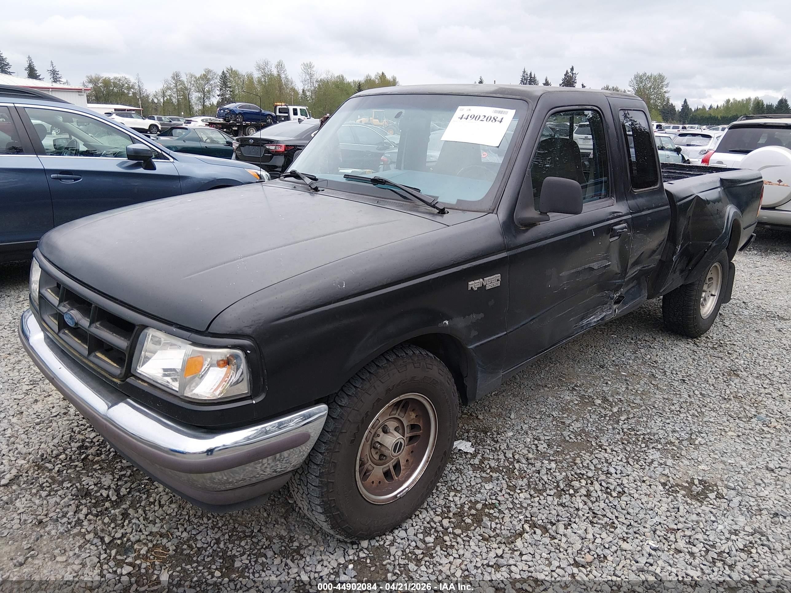 1994 Ford Ranger Super Cab Black vin: 1FTCR14X6RPA80408