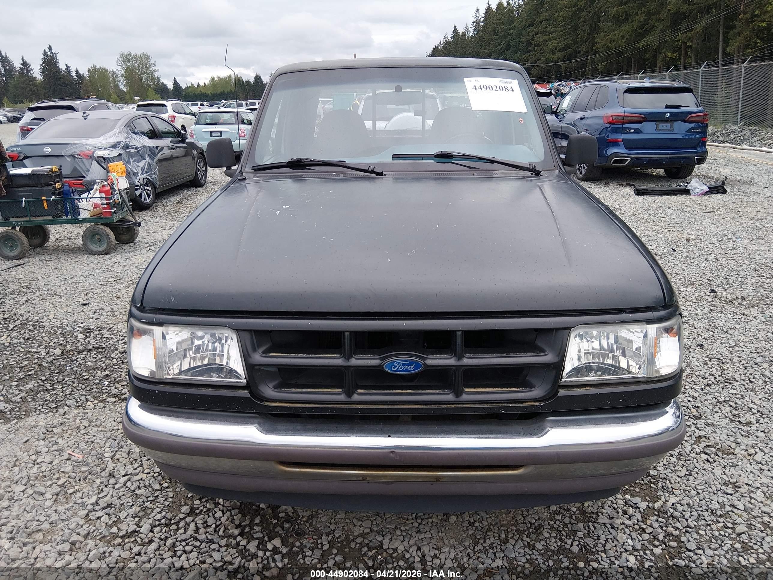 1994 Ford Ranger Super Cab Black vin: 1FTCR14X6RPA80408