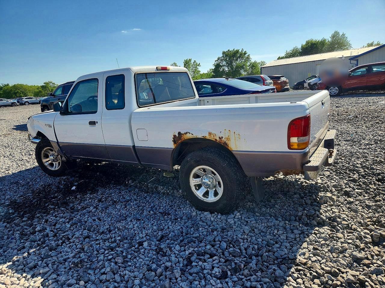 1996 Ford Ranger Super Cab White vin: 1FTCR14X6TPB39898
