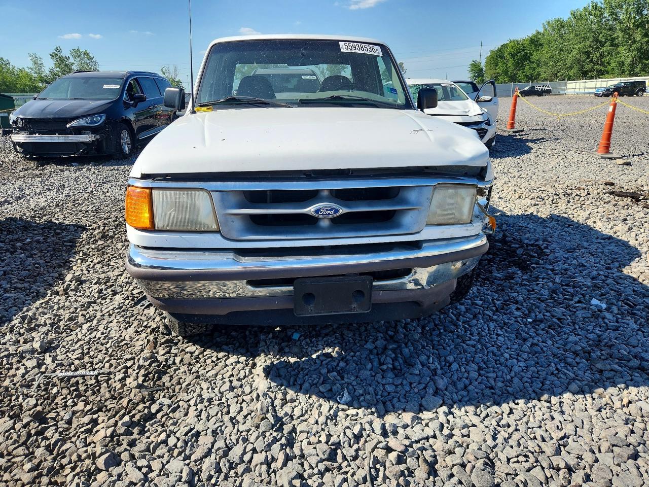 1996 Ford Ranger Super Cab White vin: 1FTCR14X6TPB39898
