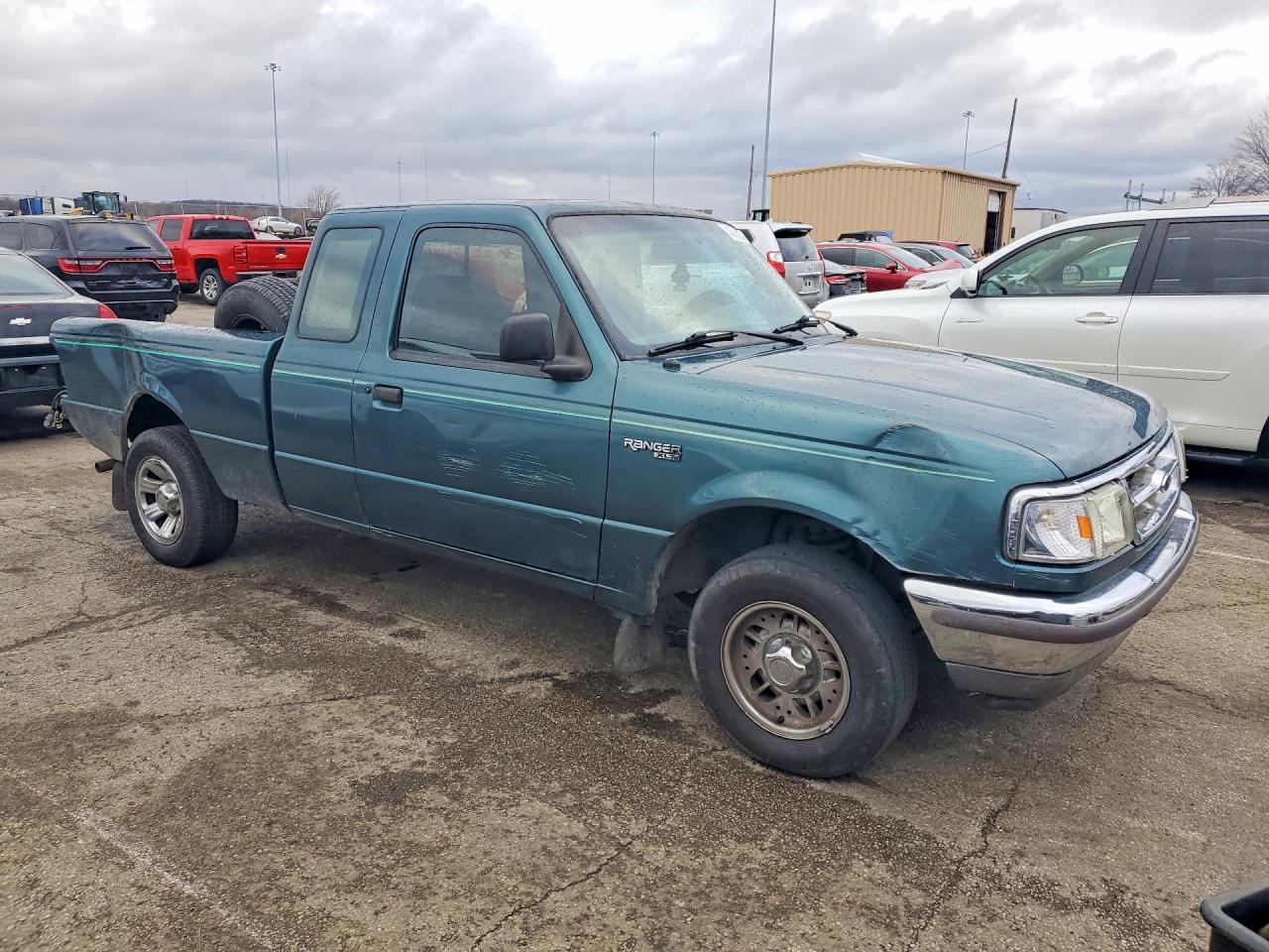 1997 Ford Ranger Super Cab Teal vin: 1FTCR14X6VPA12605