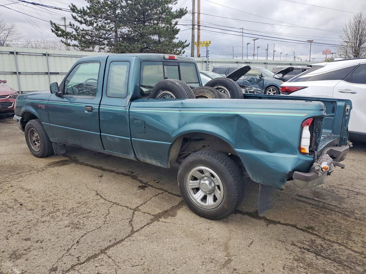 1997 Ford Ranger Super Cab Teal vin: 1FTCR14X6VPA12605