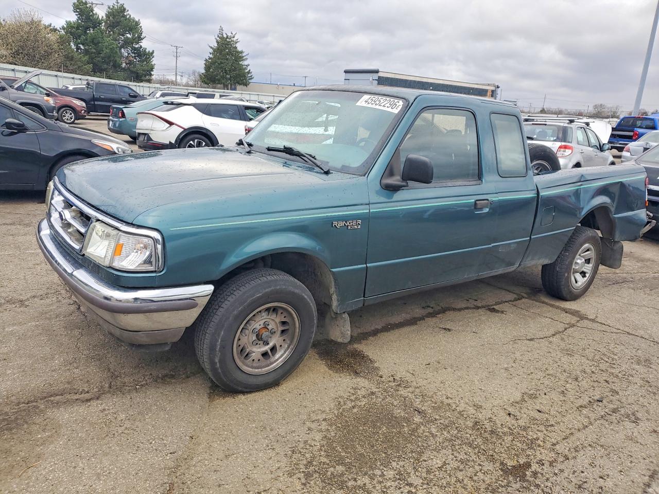 1997 Ford Ranger Super Cab Teal vin: 1FTCR14X6VPA12605