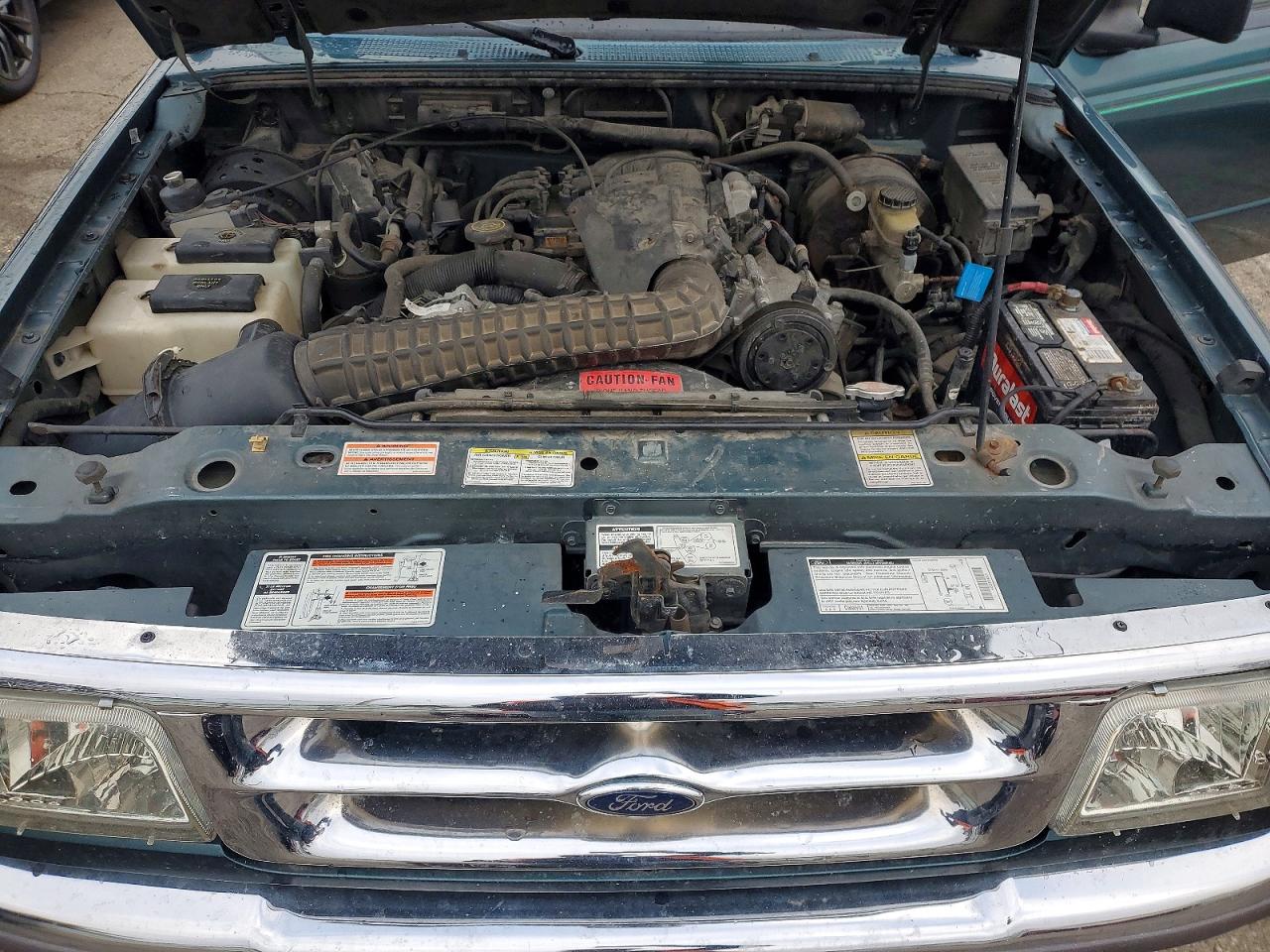 1997 Ford Ranger Super Cab Teal vin: 1FTCR14X6VPA12605