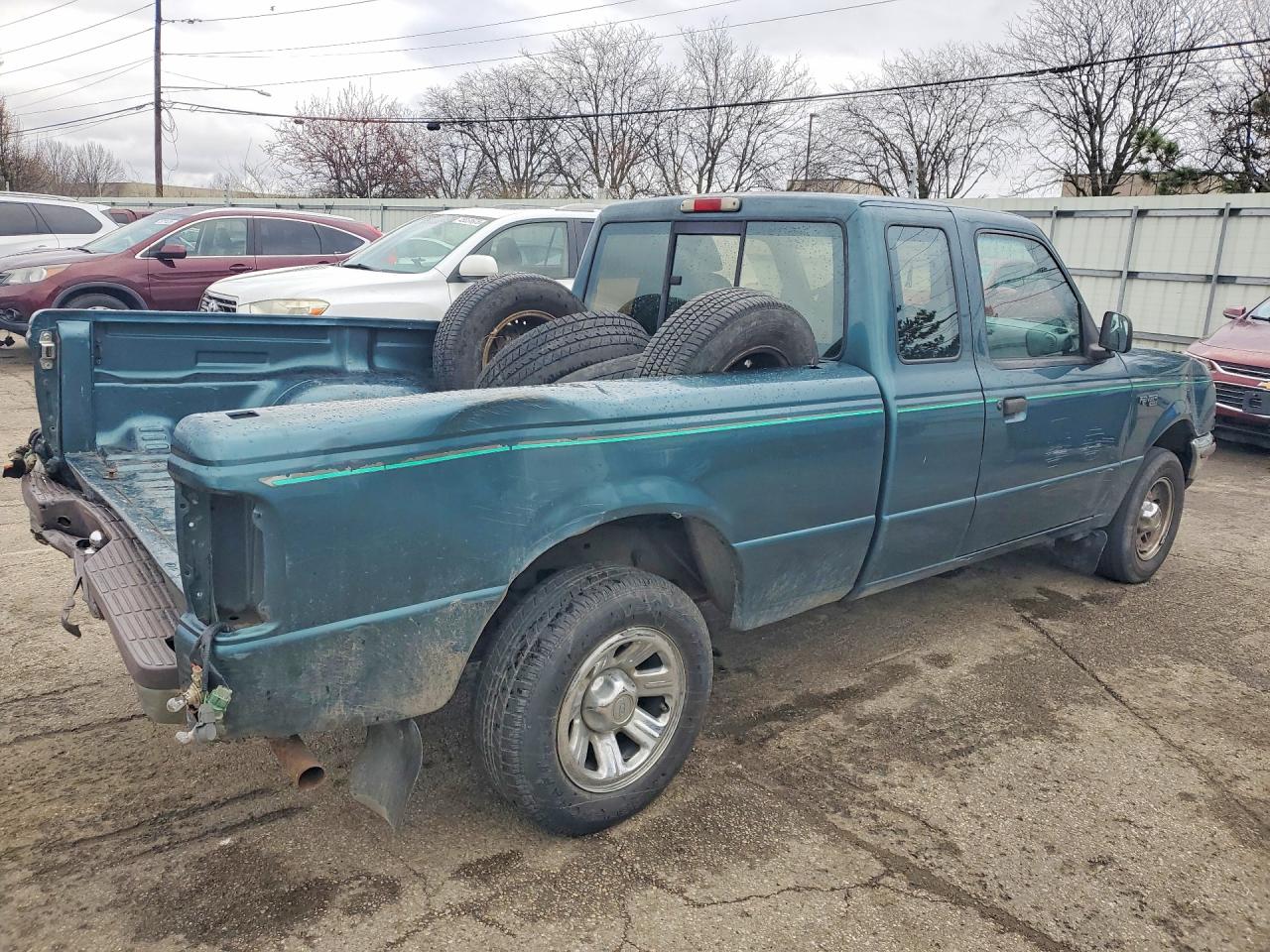 1997 Ford Ranger Super Cab Teal vin: 1FTCR14X6VPA12605