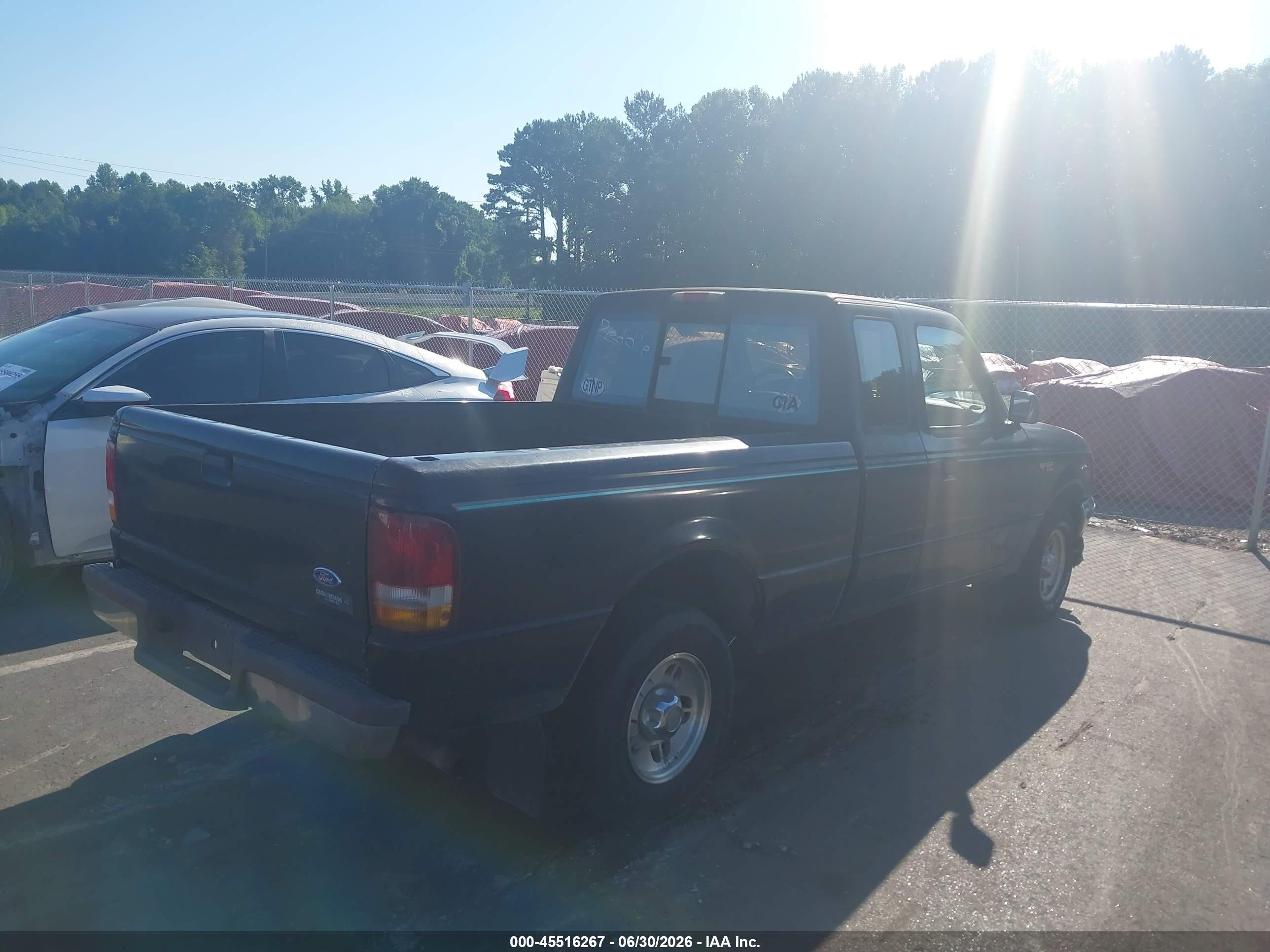1997 Ford Ranger Splash/xlt Black vin: 1FTCR14X6VPA64266