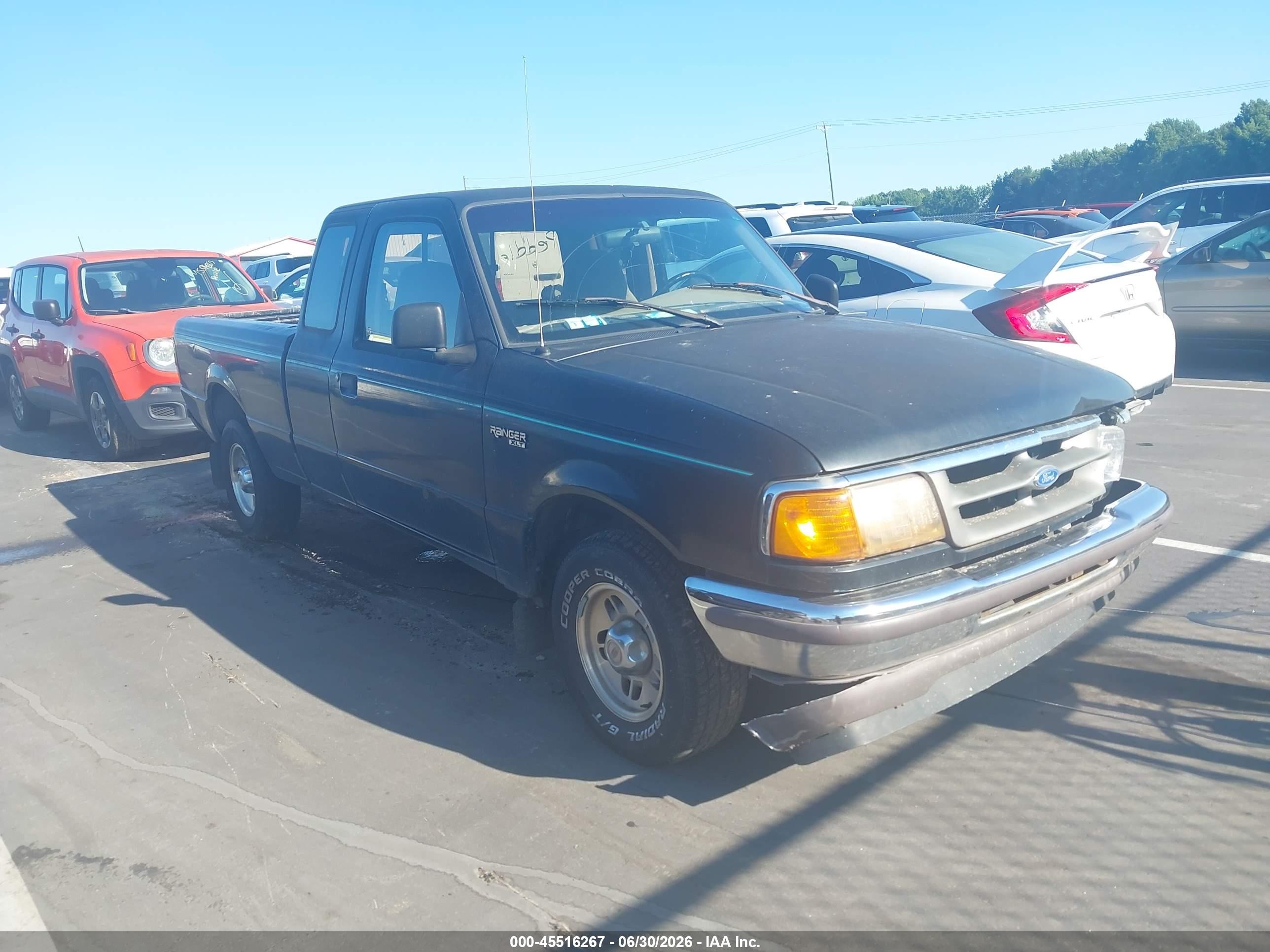 1997 Ford Ranger Splash/xlt Black vin: 1FTCR14X6VPA64266