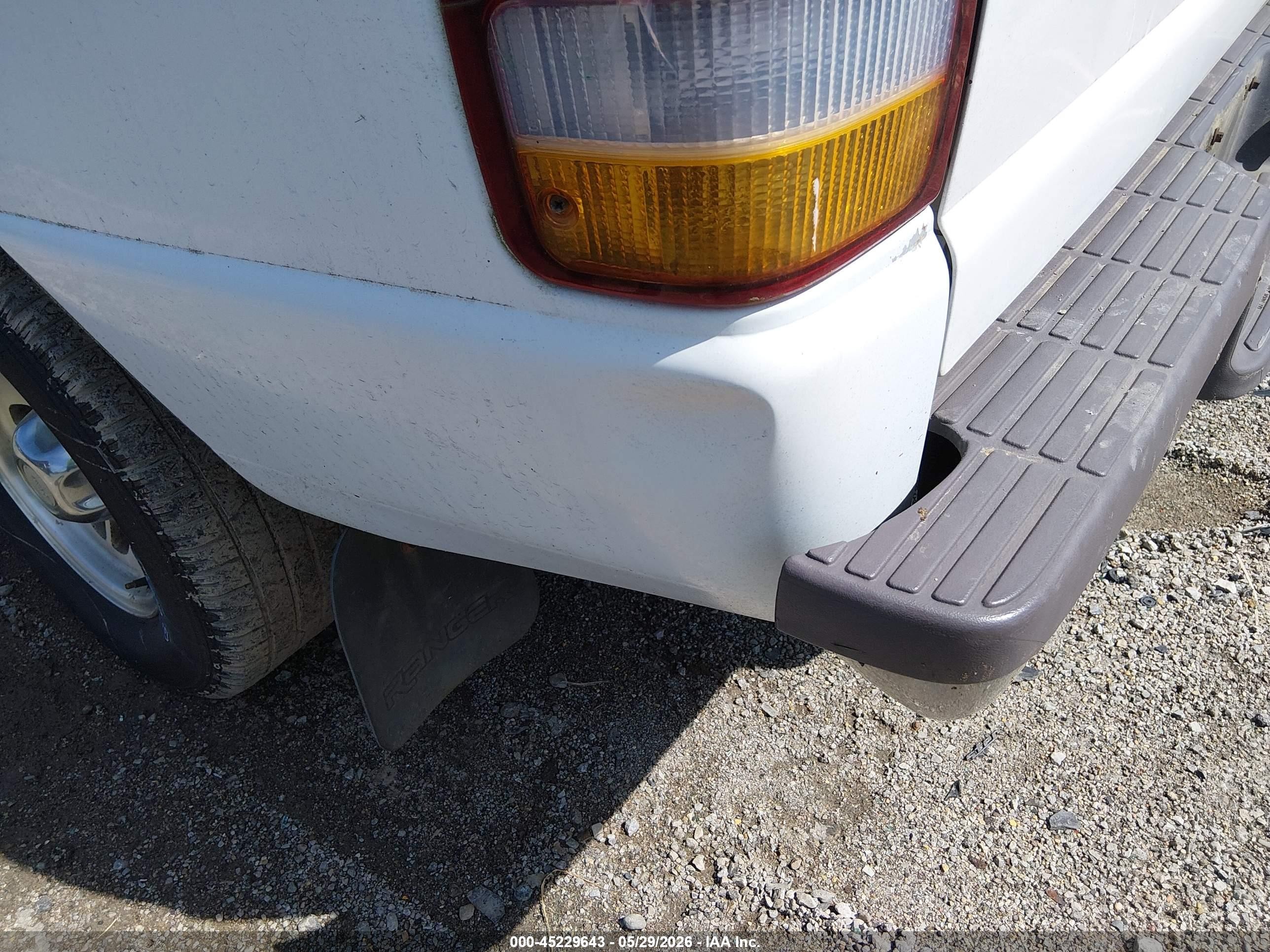 1997 Ford Ranger Splash/xlt White vin: 1FTCR14X6VTA27094
