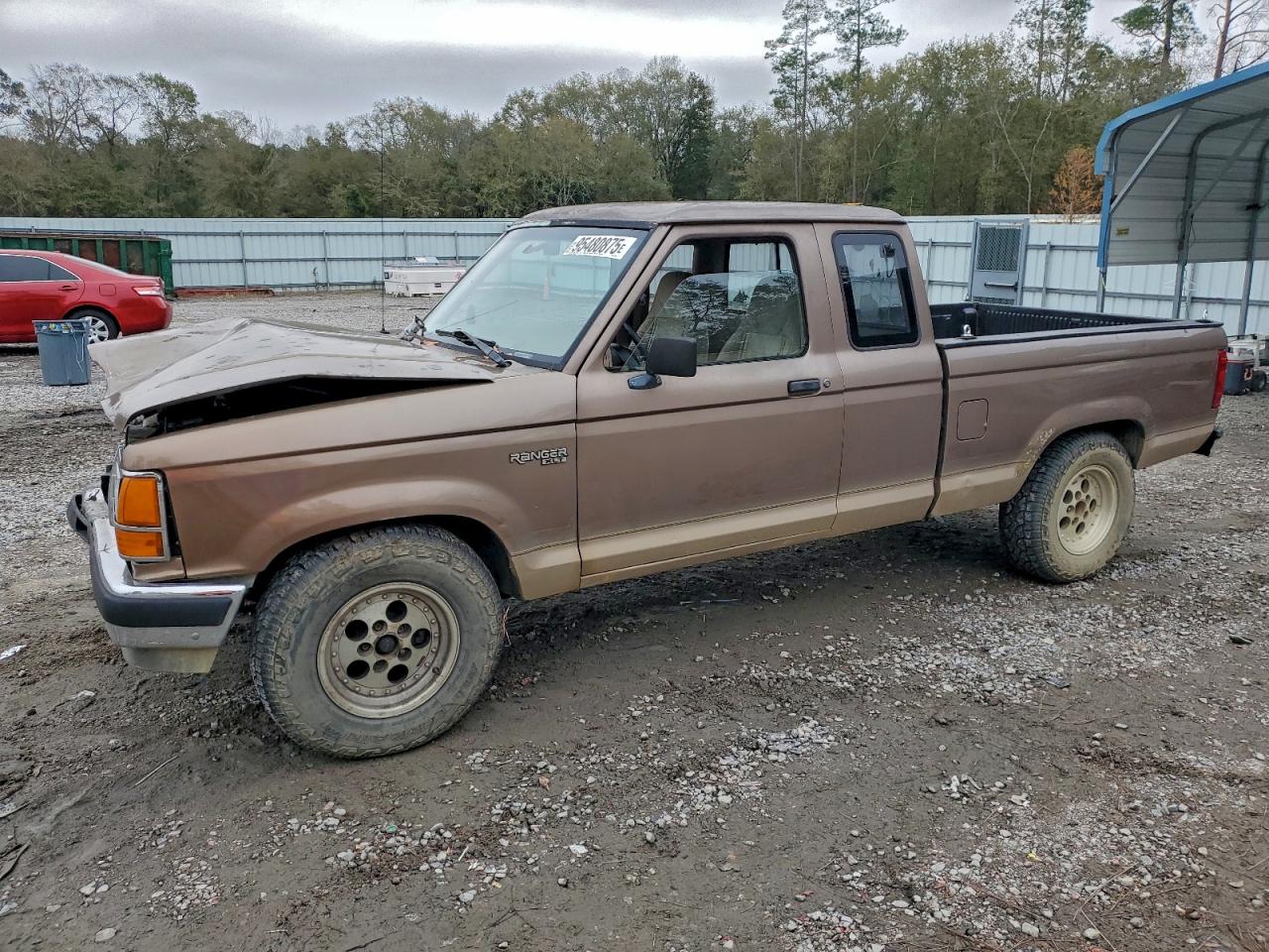 1992 Ford Ranger Super Cab Brown vin: 1FTCR14X7NTA78233