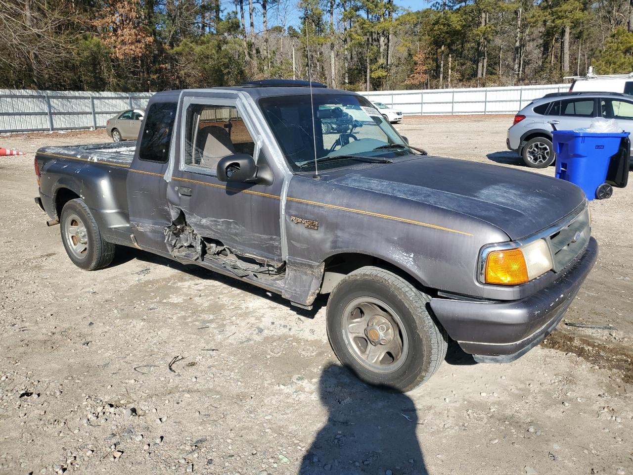 1996 Ford Ranger Super Cab Серый vin: 1FTCR14X7TTA64698