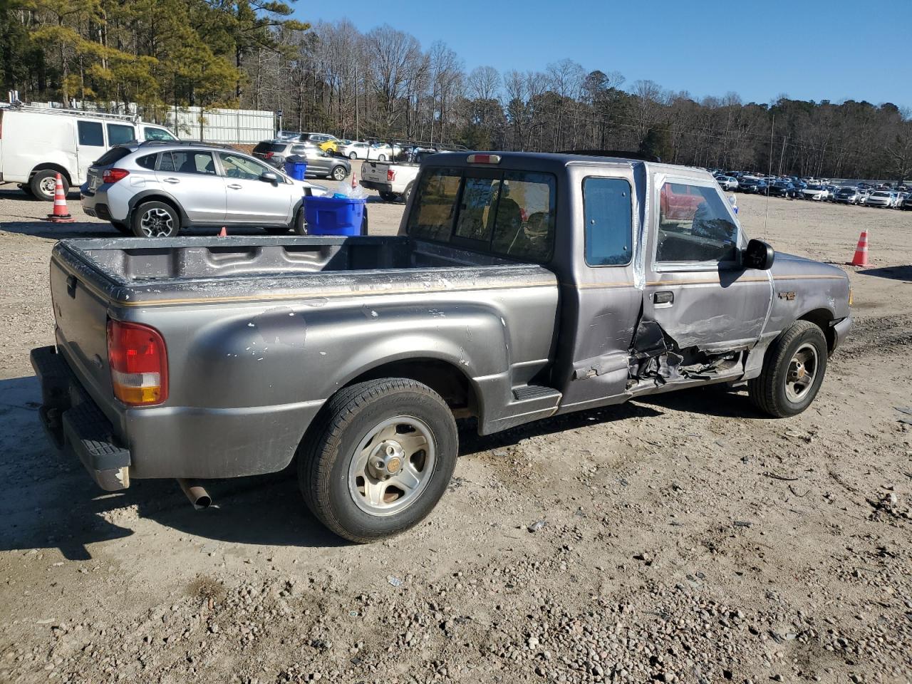1996 Ford Ranger Super Cab Серый vin: 1FTCR14X7TTA64698