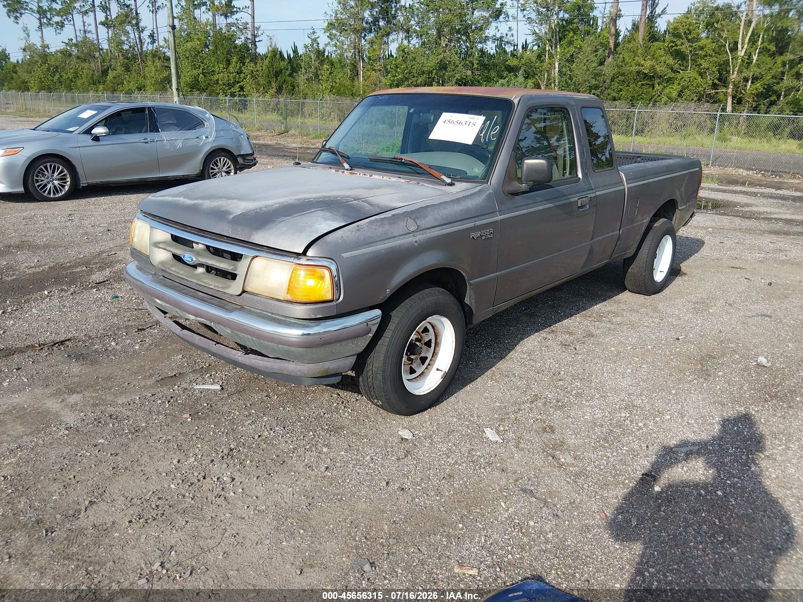 1997 Ford Ranger Splash/xlt Gray vin: 1FTCR14X7VPA43507
