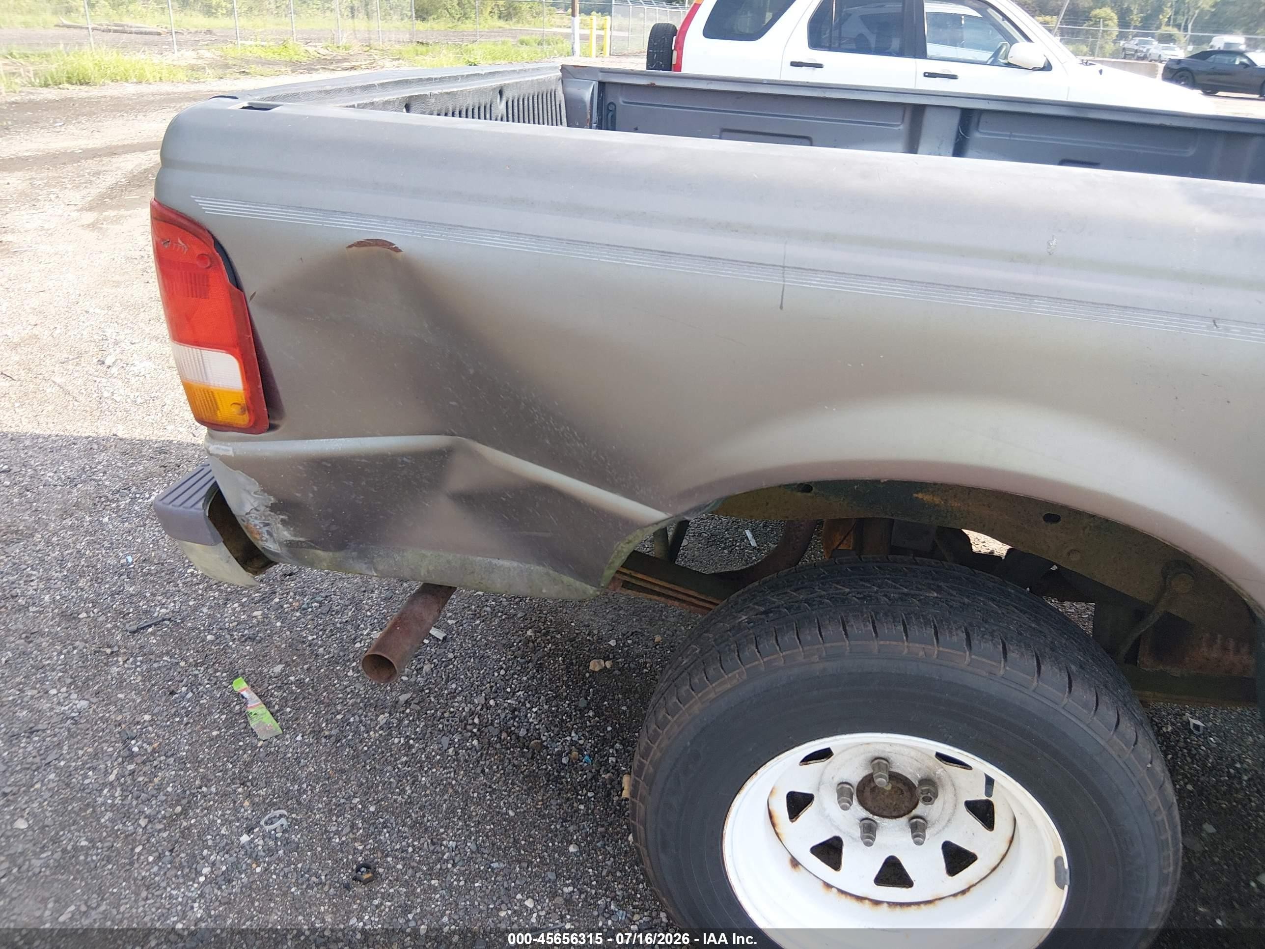 1997 Ford Ranger Splash/xlt Gray vin: 1FTCR14X7VPA43507