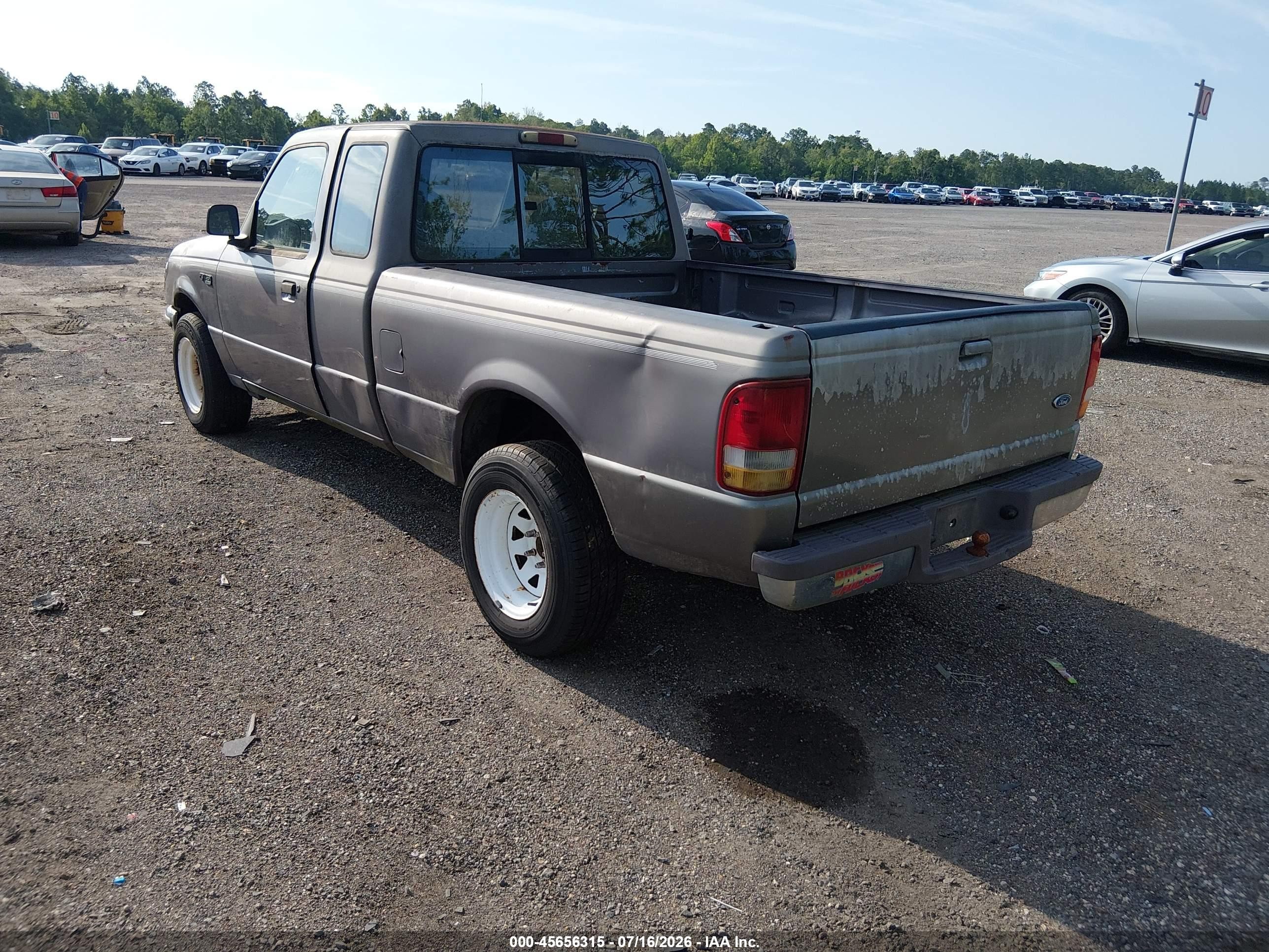 1997 Ford Ranger Splash/xlt Gray vin: 1FTCR14X7VPA43507