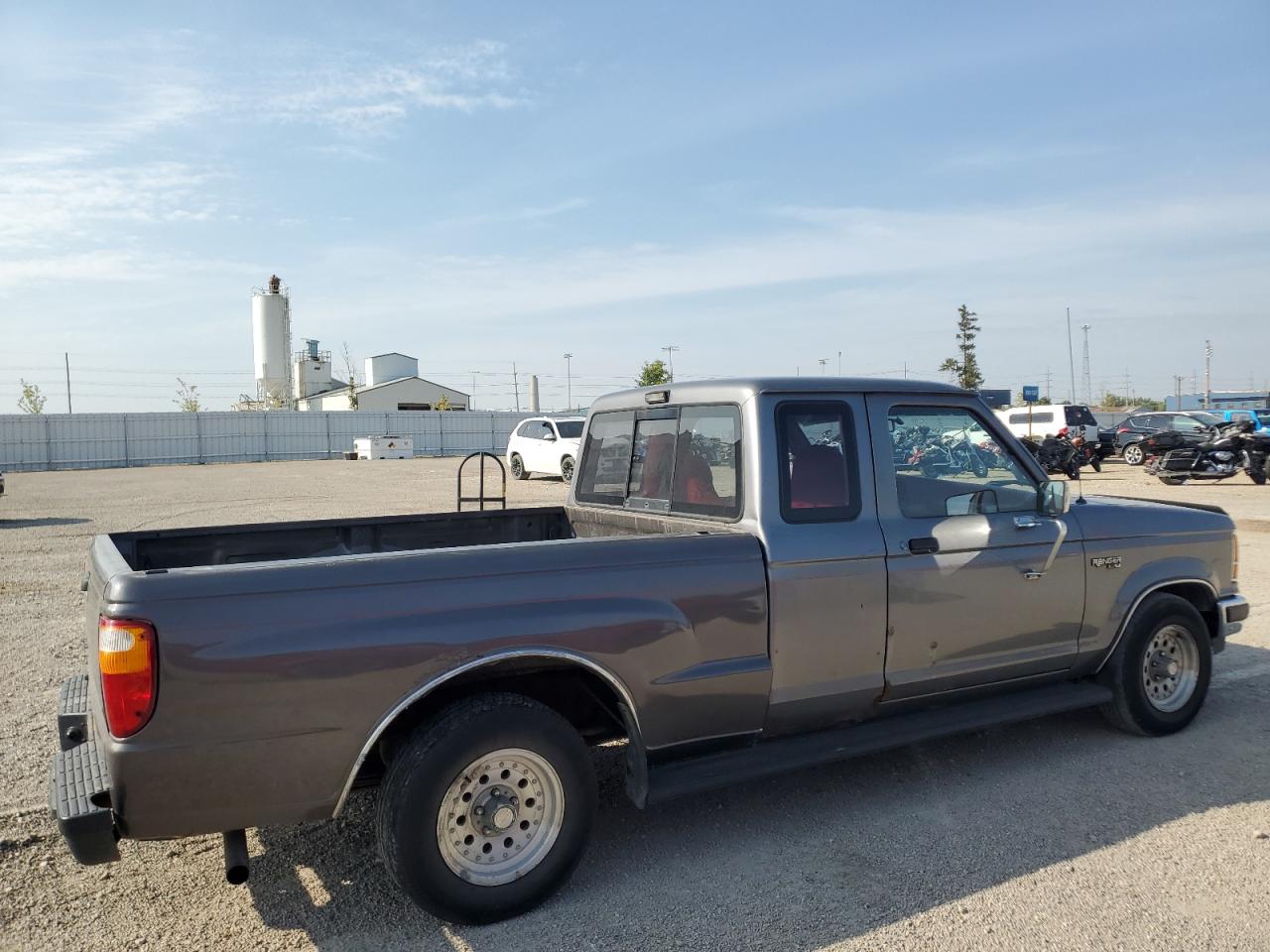 1991 Ford Ranger Super Cab Серый vin: 1FTCR14X8MPA02186