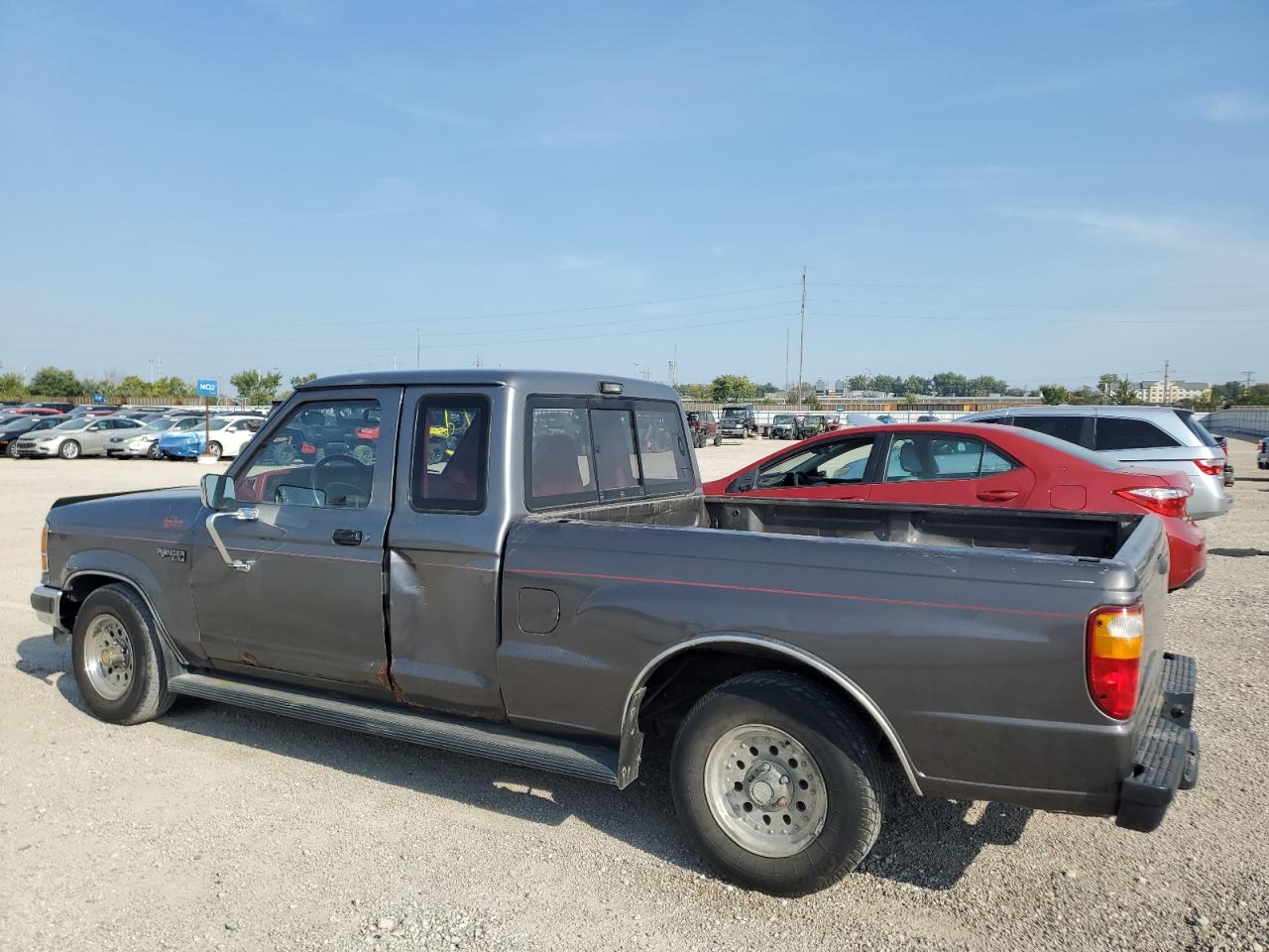 1991 Ford Ranger Super Cab Серый vin: 1FTCR14X8MPA02186