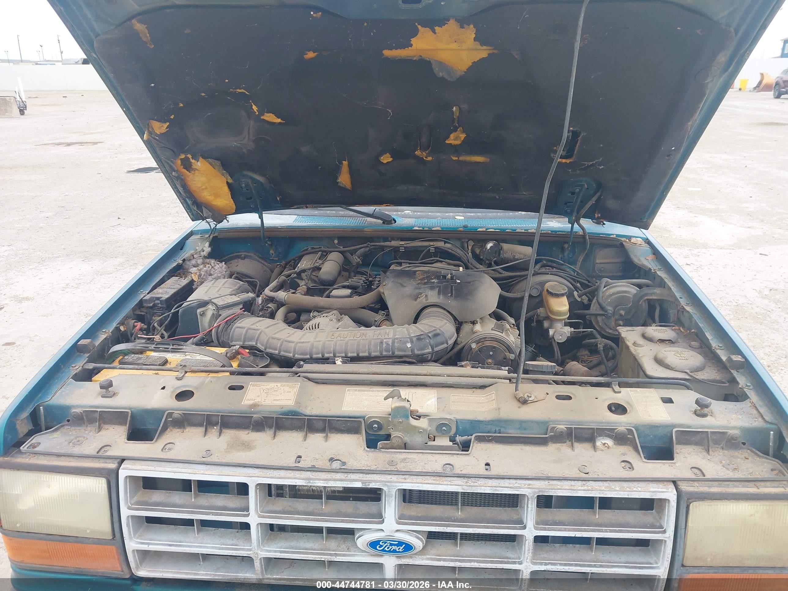 1992 Ford Ranger Super Cab Green vin: 1FTCR14X8NPA02481