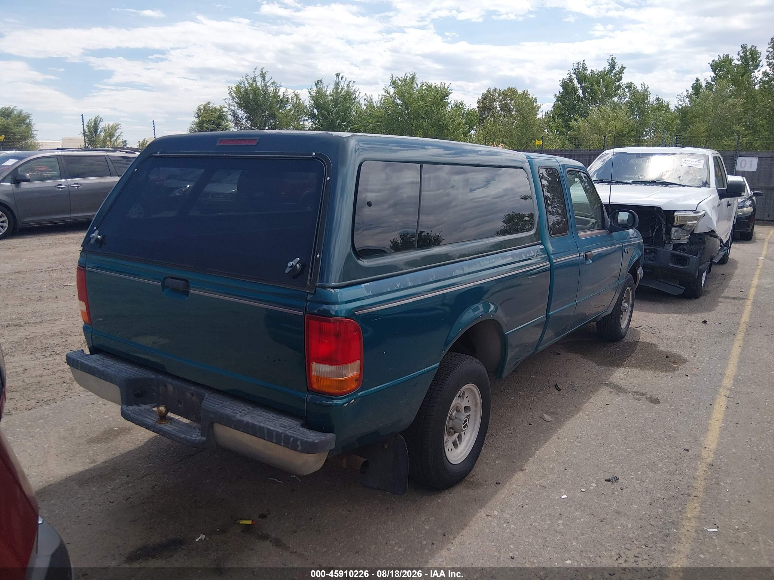 1994 Ford Ranger Super Cab Green vin: 1FTCR14X8RPA05533