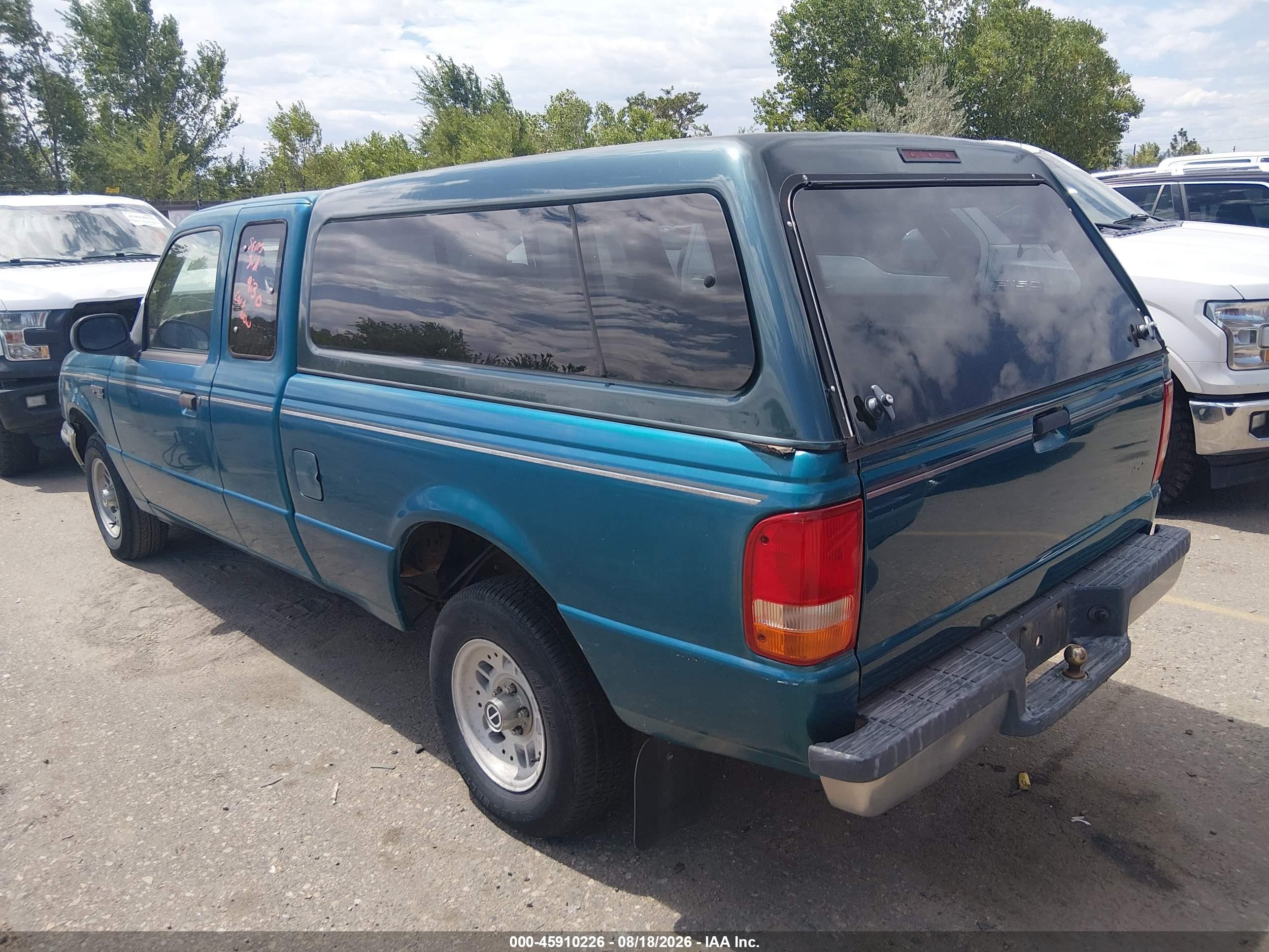 1994 Ford Ranger Super Cab Green vin: 1FTCR14X8RPA05533