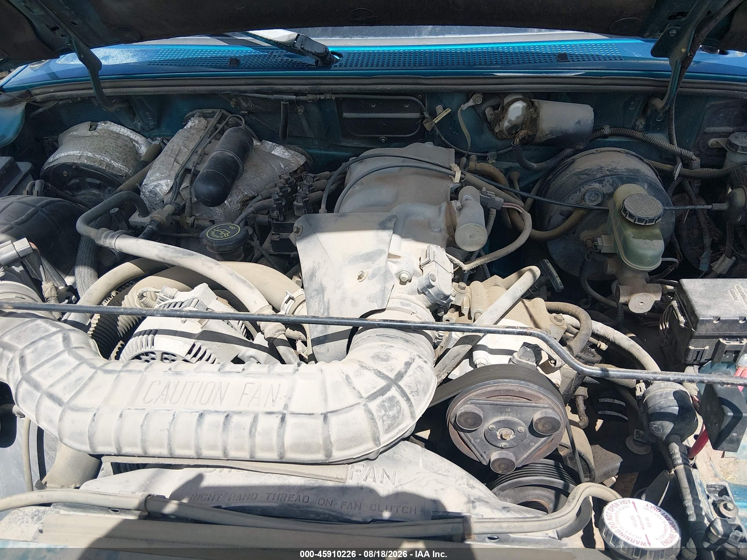 1994 Ford Ranger Super Cab Green vin: 1FTCR14X8RPA05533