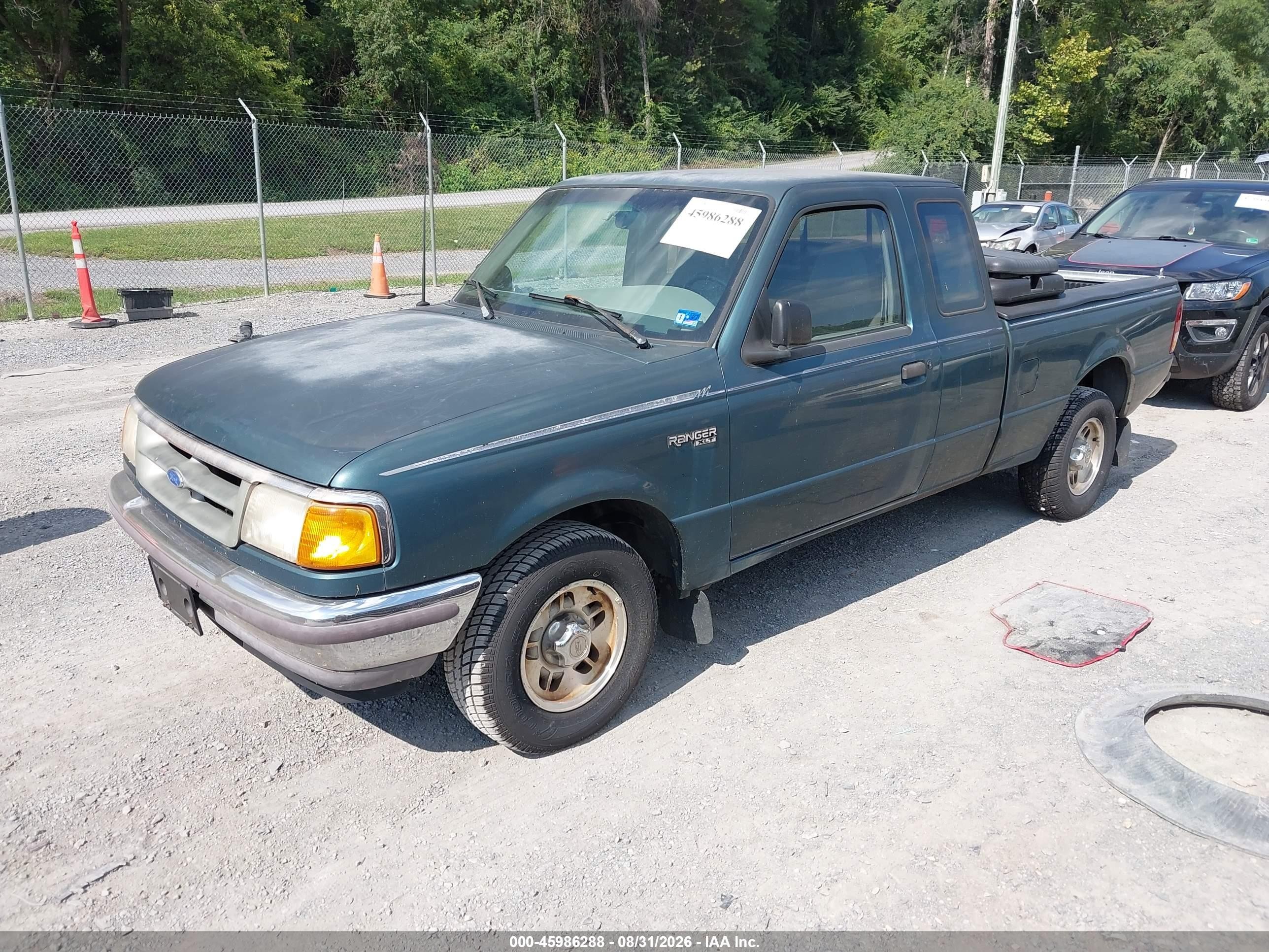 1996 Ford Ranger Super Cab Green vin: 1FTCR14X8TTA70784