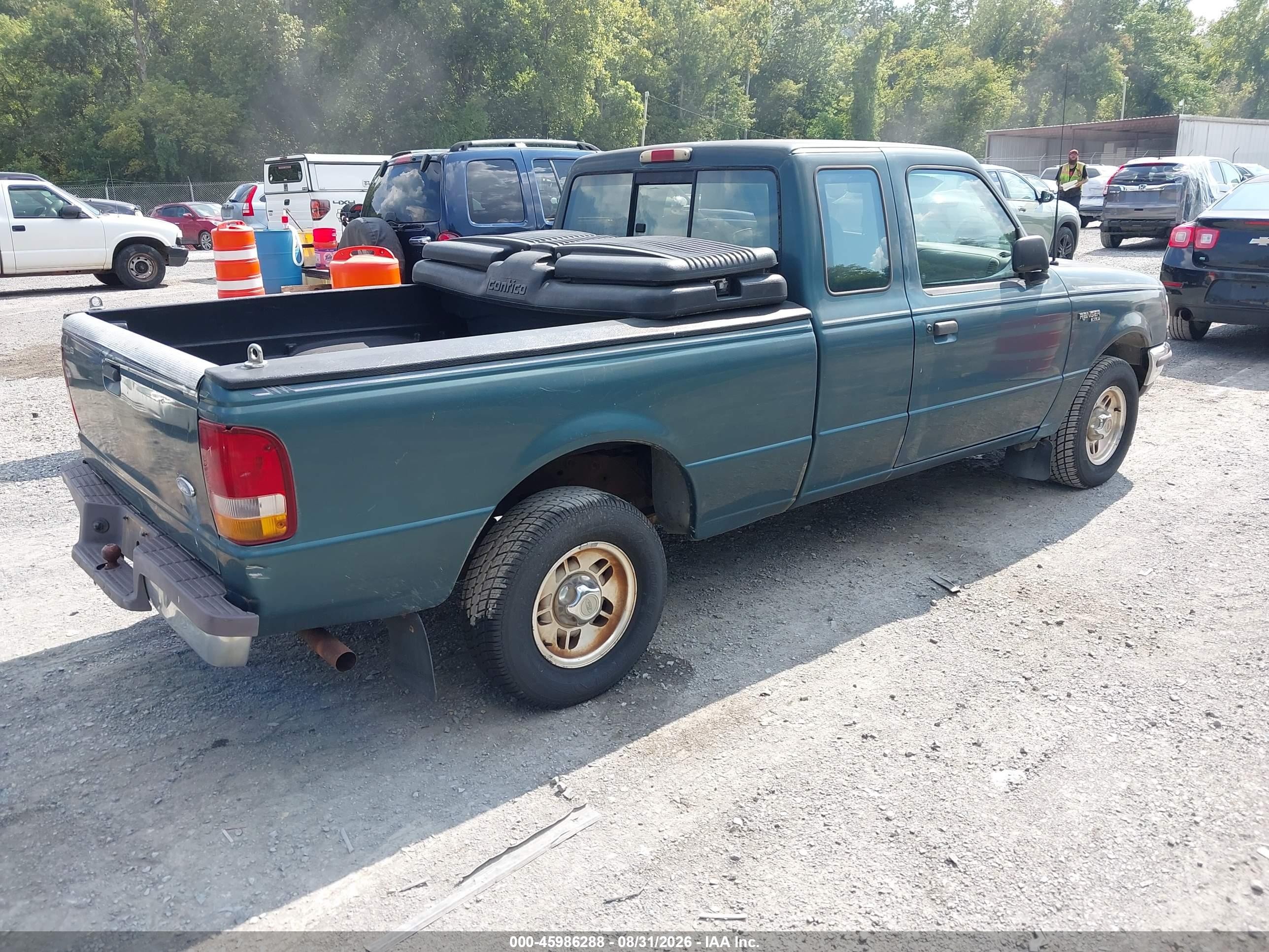 1996 Ford Ranger Super Cab Green vin: 1FTCR14X8TTA70784