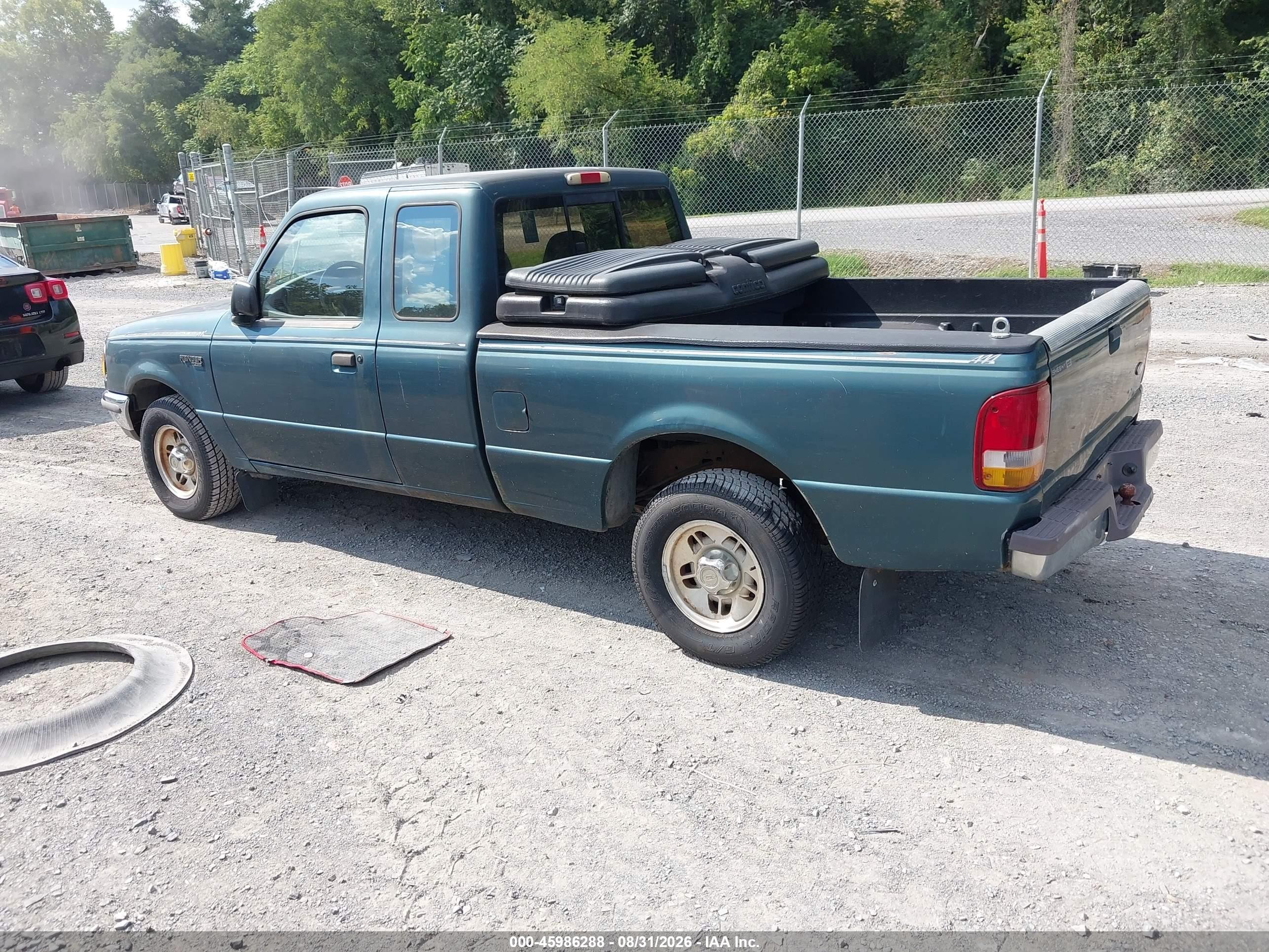 1996 Ford Ranger Super Cab Green vin: 1FTCR14X8TTA70784
