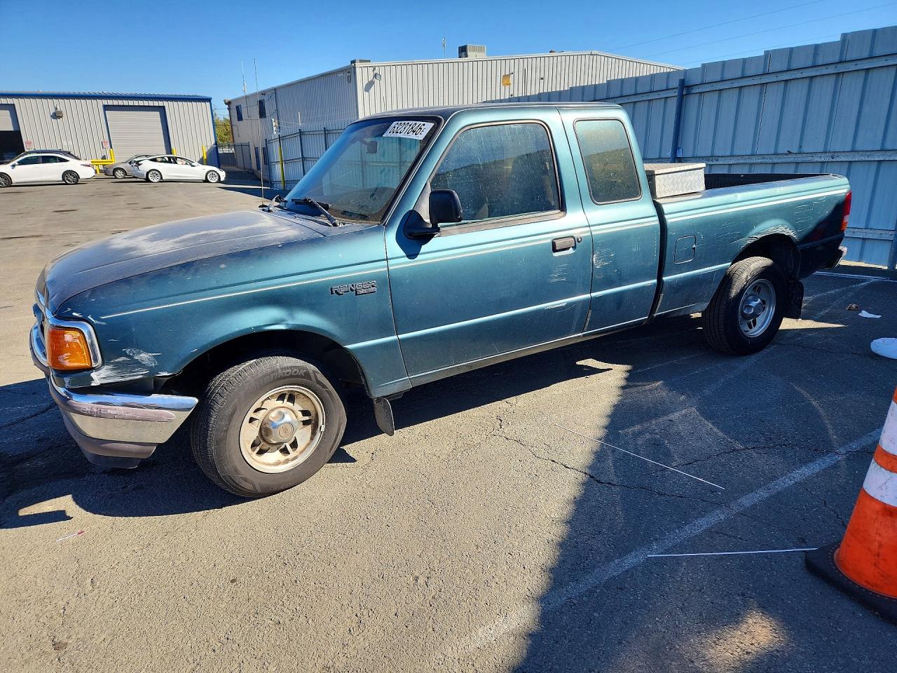 1997 Ford Ranger Super Cab Teal vin: 1FTCR14X8VPA39126