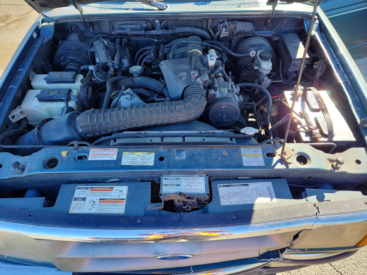 1997 Ford Ranger Super Cab Teal vin: 1FTCR14X8VPA39126