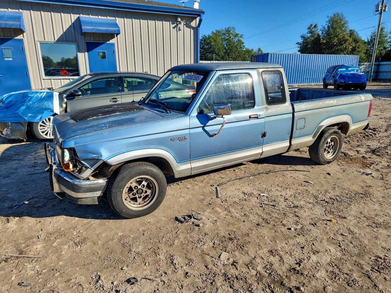 1990 Ford Ranger Super Cab Синий vin: 1FTCR14X9LPB40771