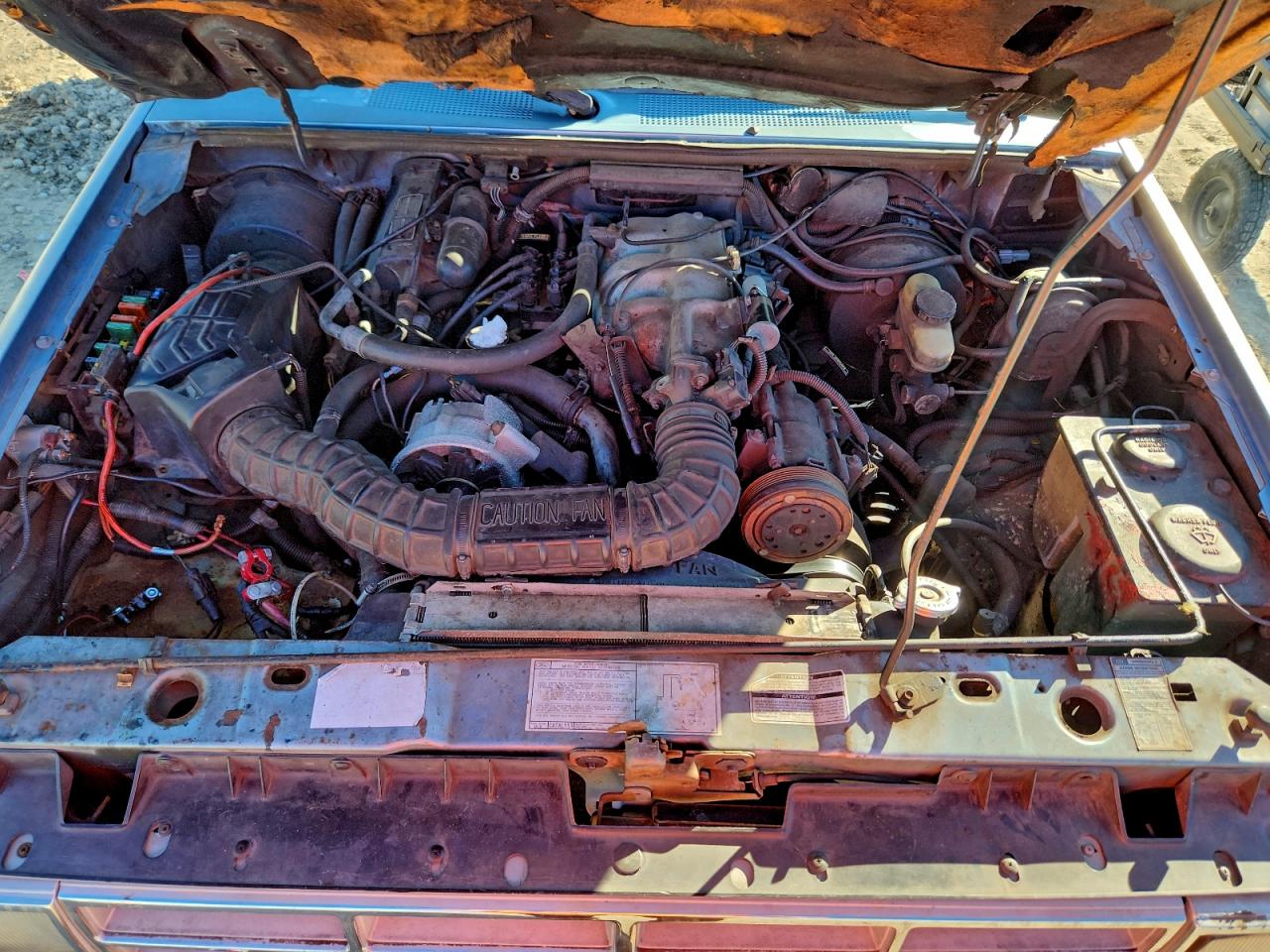 1990 Ford Ranger Super Cab Blue vin: 1FTCR14X9LPB40771