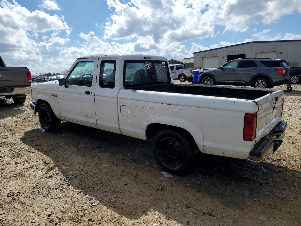 1991 Ford Ranger Super Cab White vin: 1FTCR14X9MTA07386