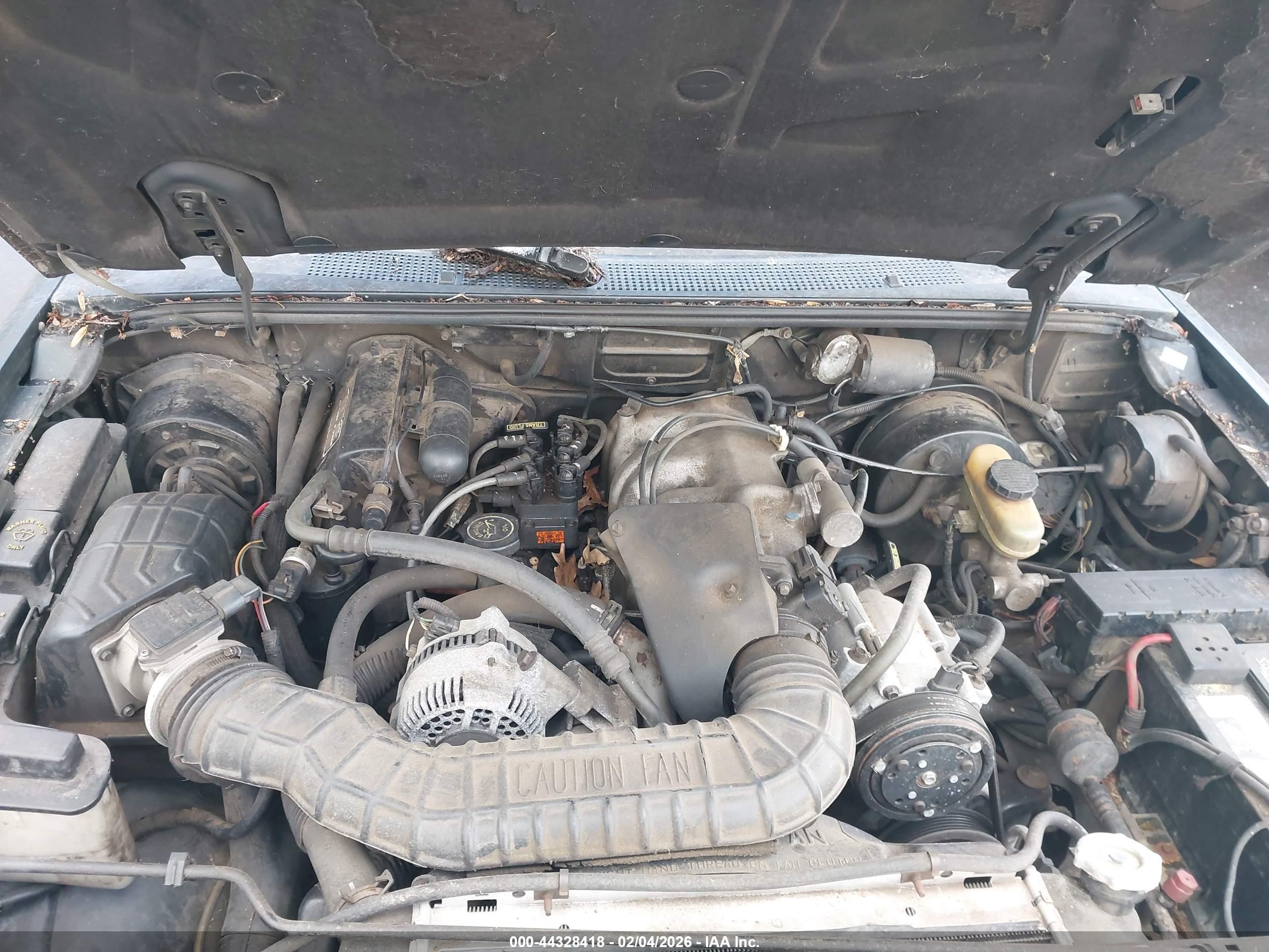 1993 Ford Ranger Super Cab Black vin: 1FTCR14X9PPA86992