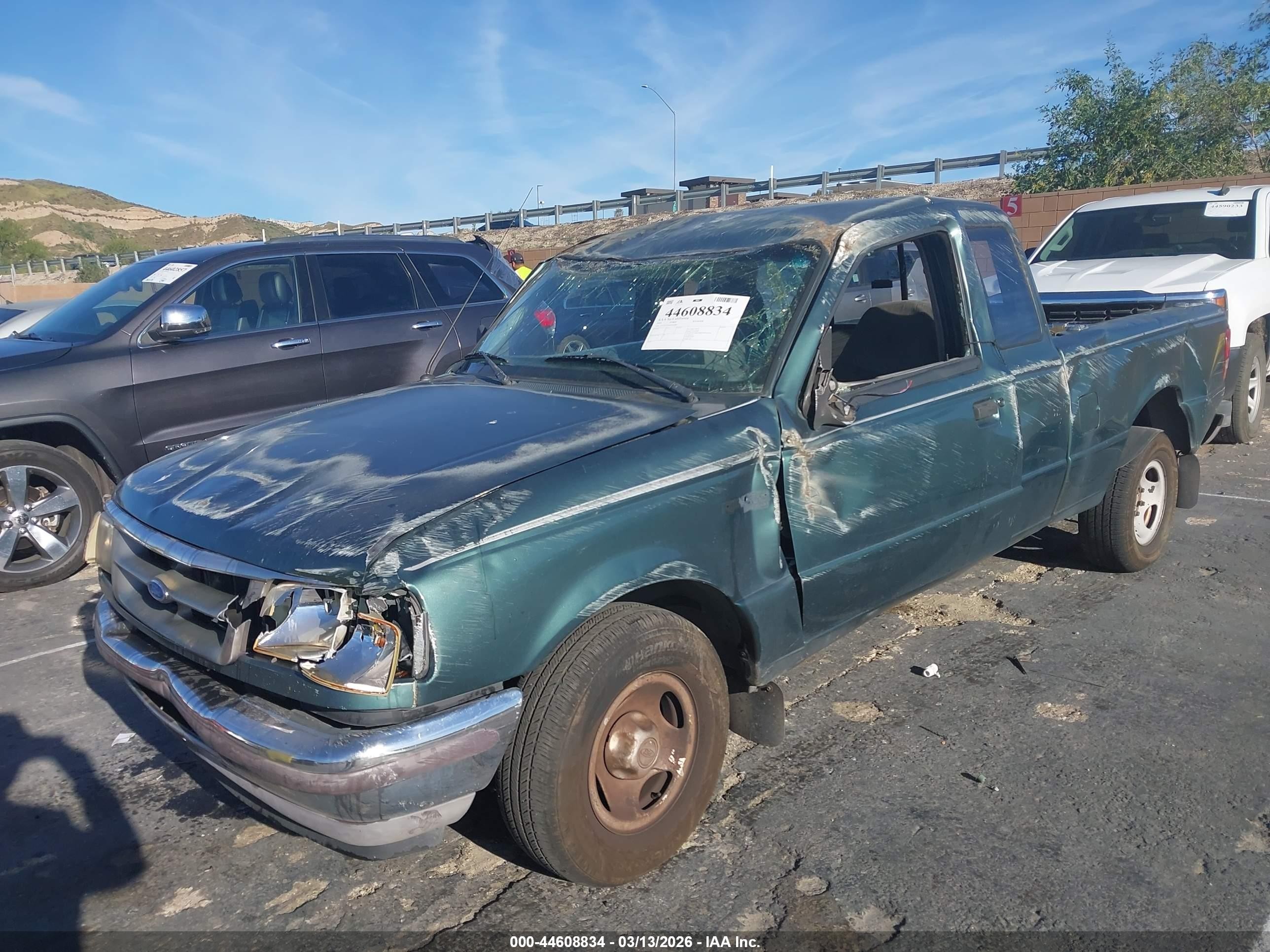1995 Ford Ranger Super Cab Green vin: 1FTCR14X9SPA67089