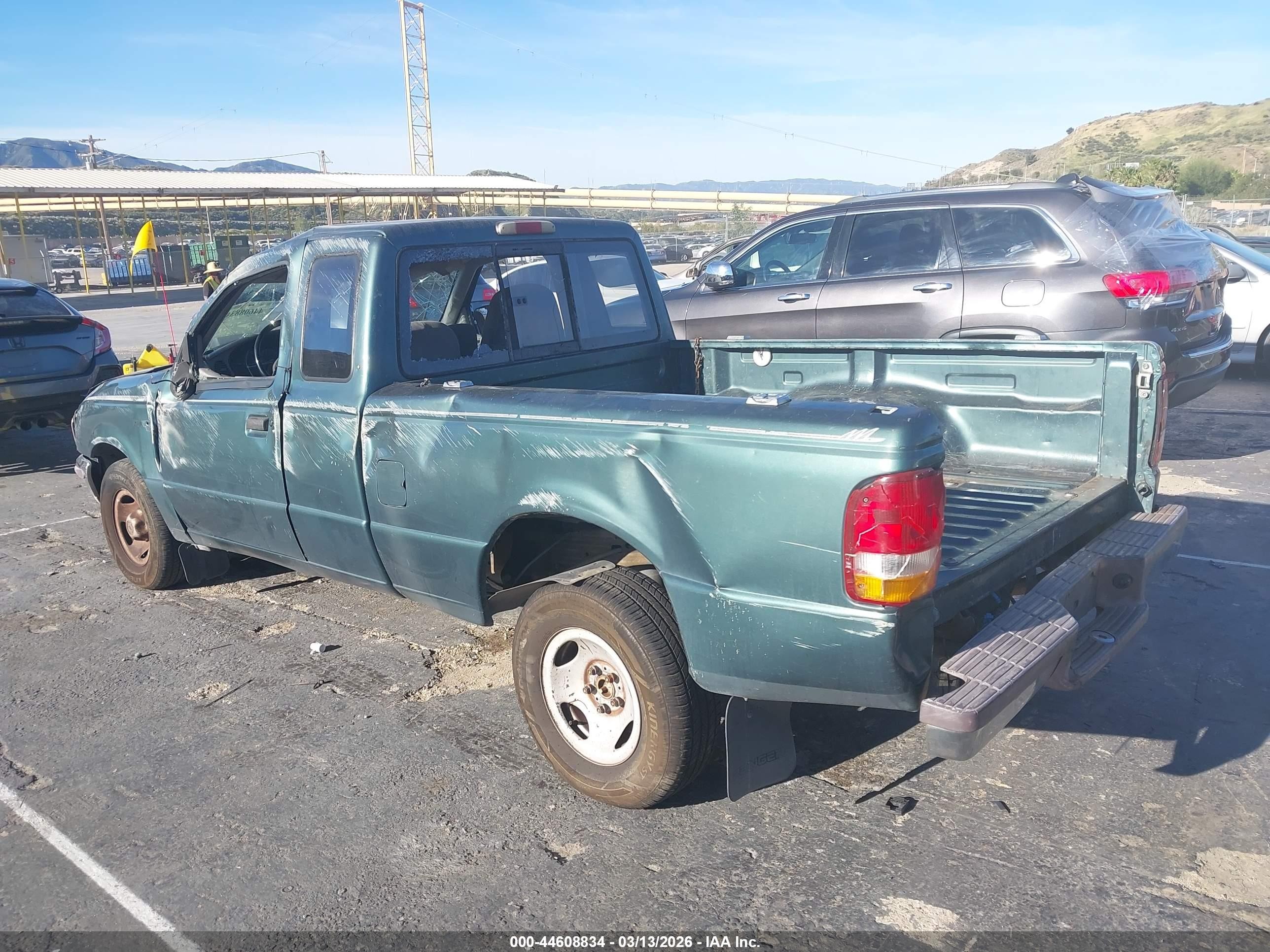 1995 Ford Ranger Super Cab Green vin: 1FTCR14X9SPA67089