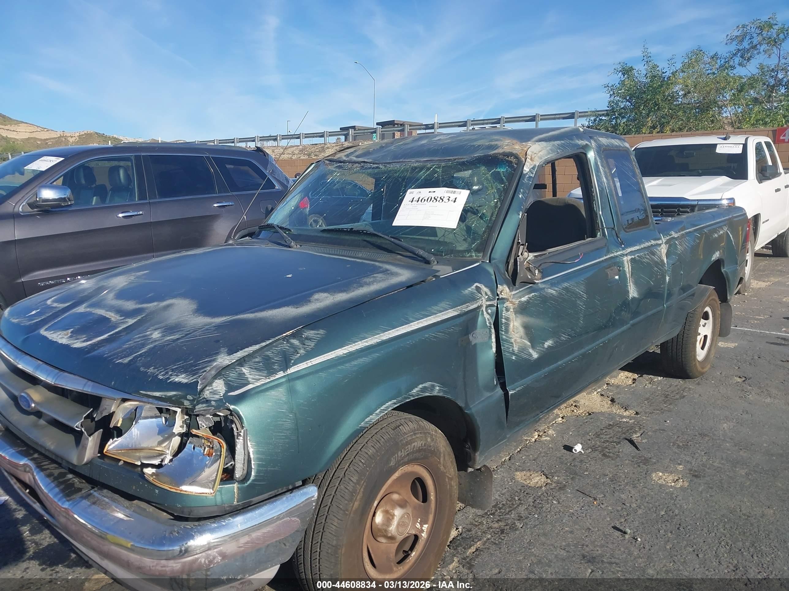 1995 Ford Ranger Super Cab Green vin: 1FTCR14X9SPA67089