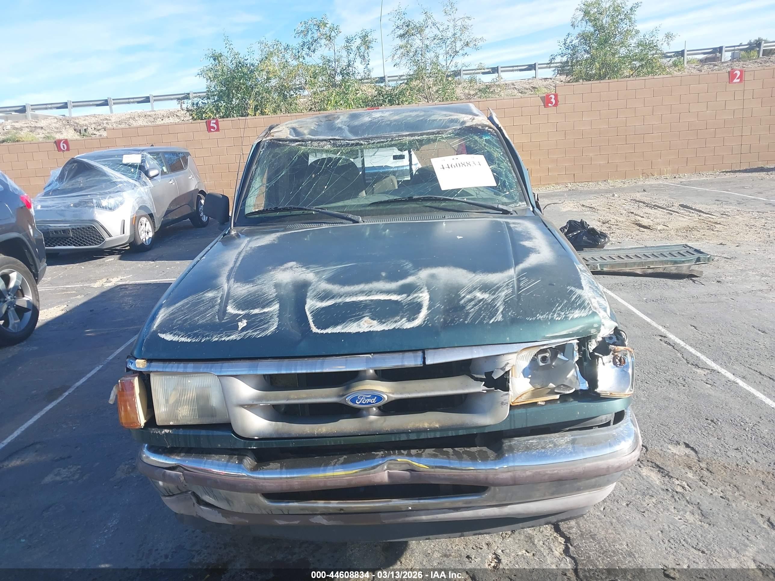 1995 Ford Ranger Super Cab Green vin: 1FTCR14X9SPA67089