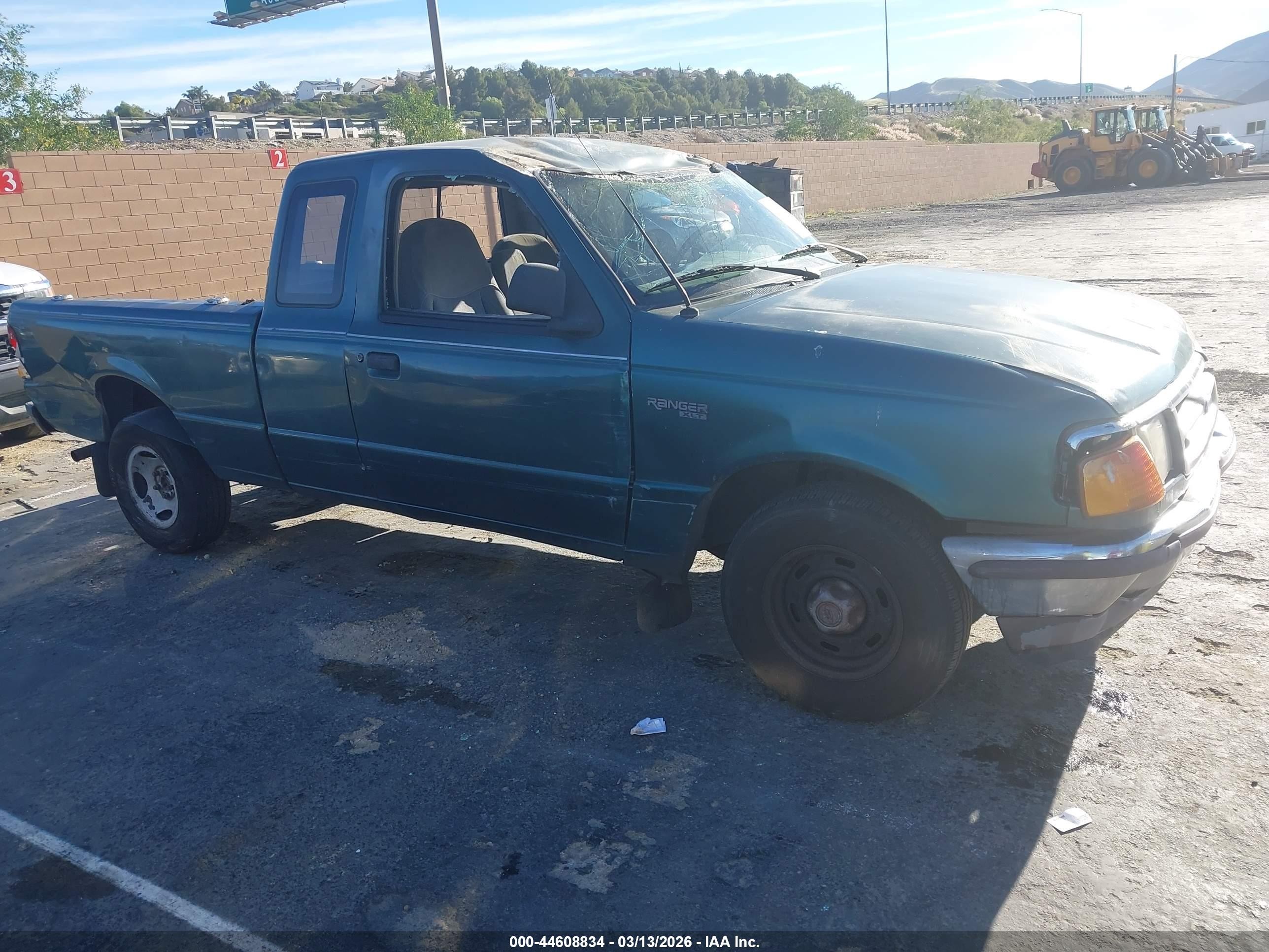 1995 Ford Ranger Super Cab Green vin: 1FTCR14X9SPA67089